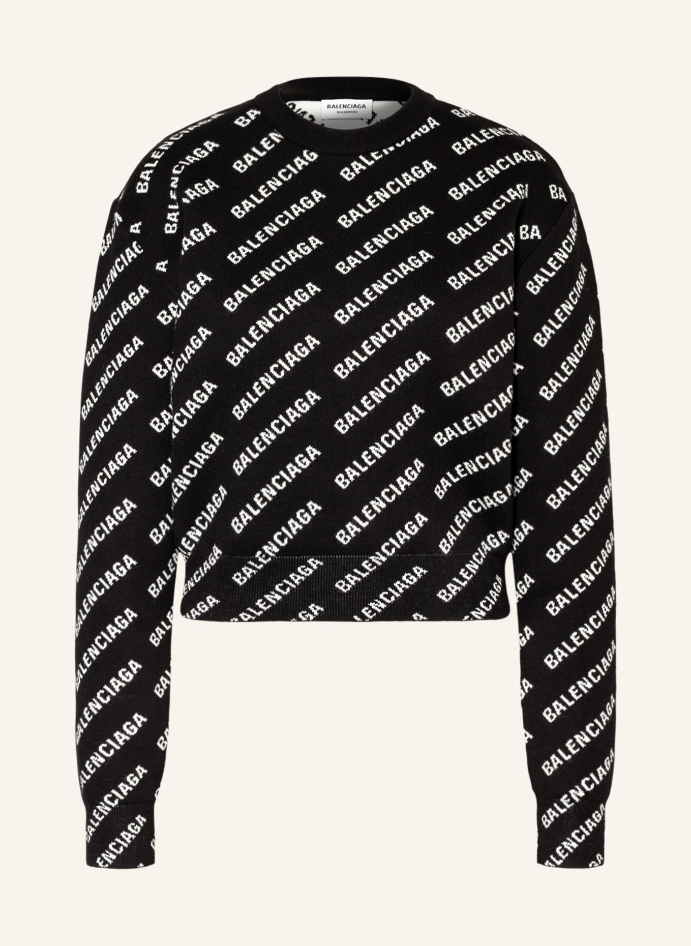 BALENCIAGA Pullover , Farbe: SCHWARZ/ WEISS (Bild 1)