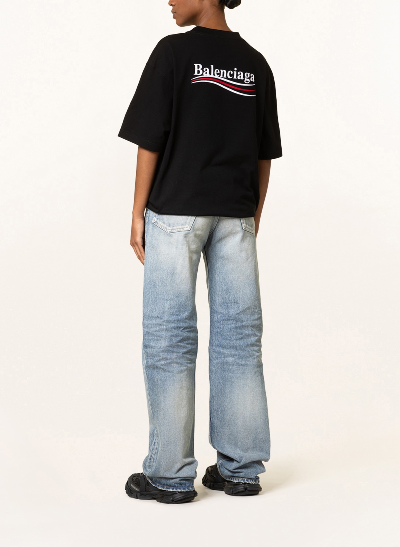 BALENCIAGA Straight Jeans , Farbe: 4012 PALE BLUE (Bild 3)
