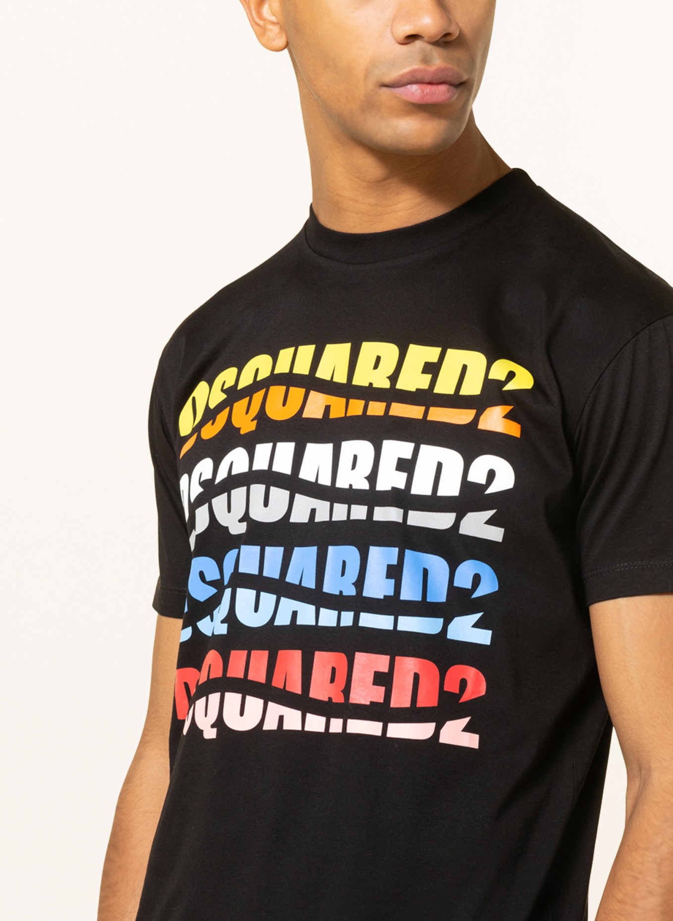 DSQUARED2 T-shirt , Kolor: CZARNY (Obrazek 4)