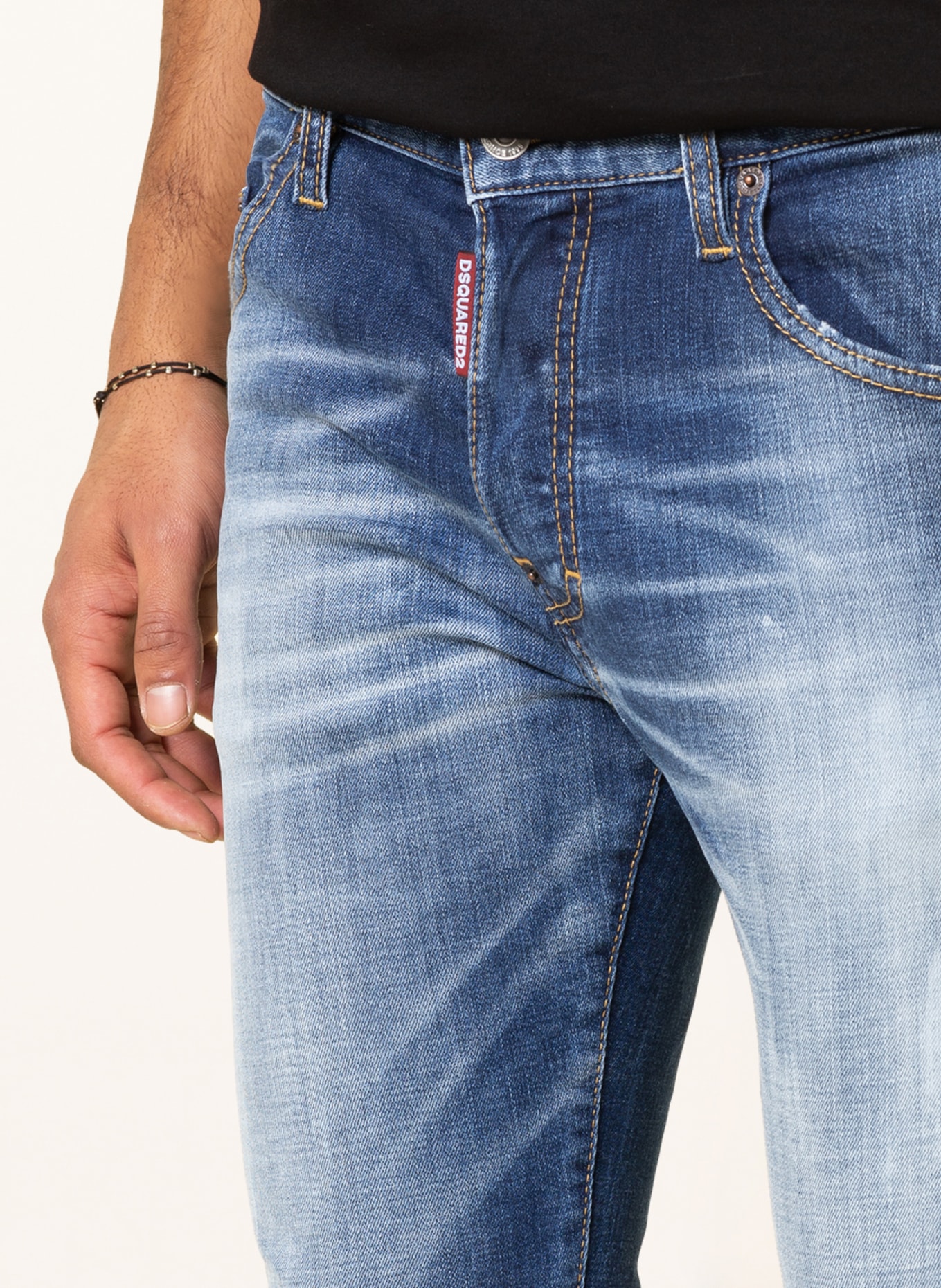 DSQUARED2 Jeans SKATER extra slim fit , Color: 470 BLUE NAVY (Image 6)