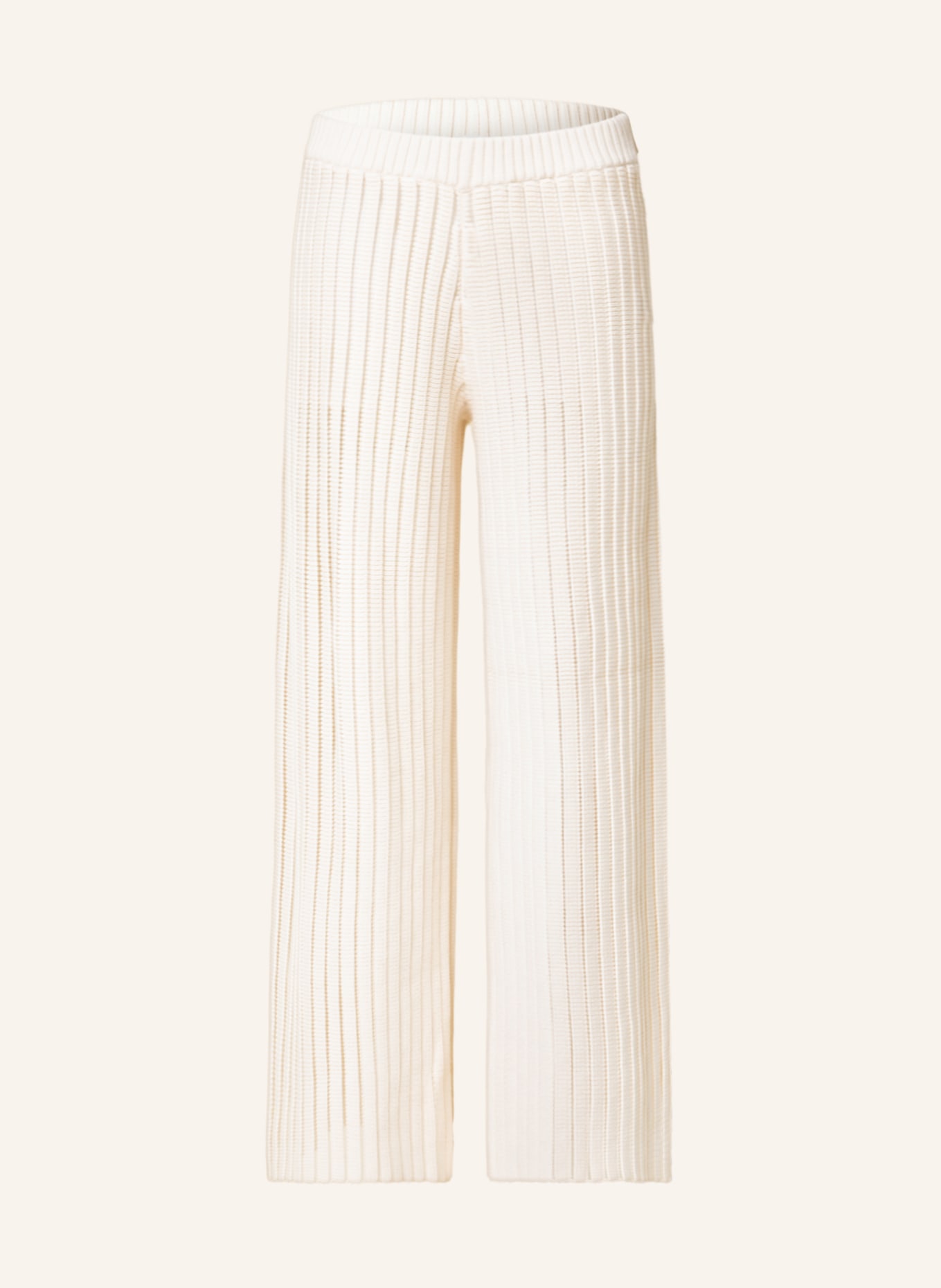 FABIANA FILIPPI Knit trousers, Color: WHITE (Image 1)