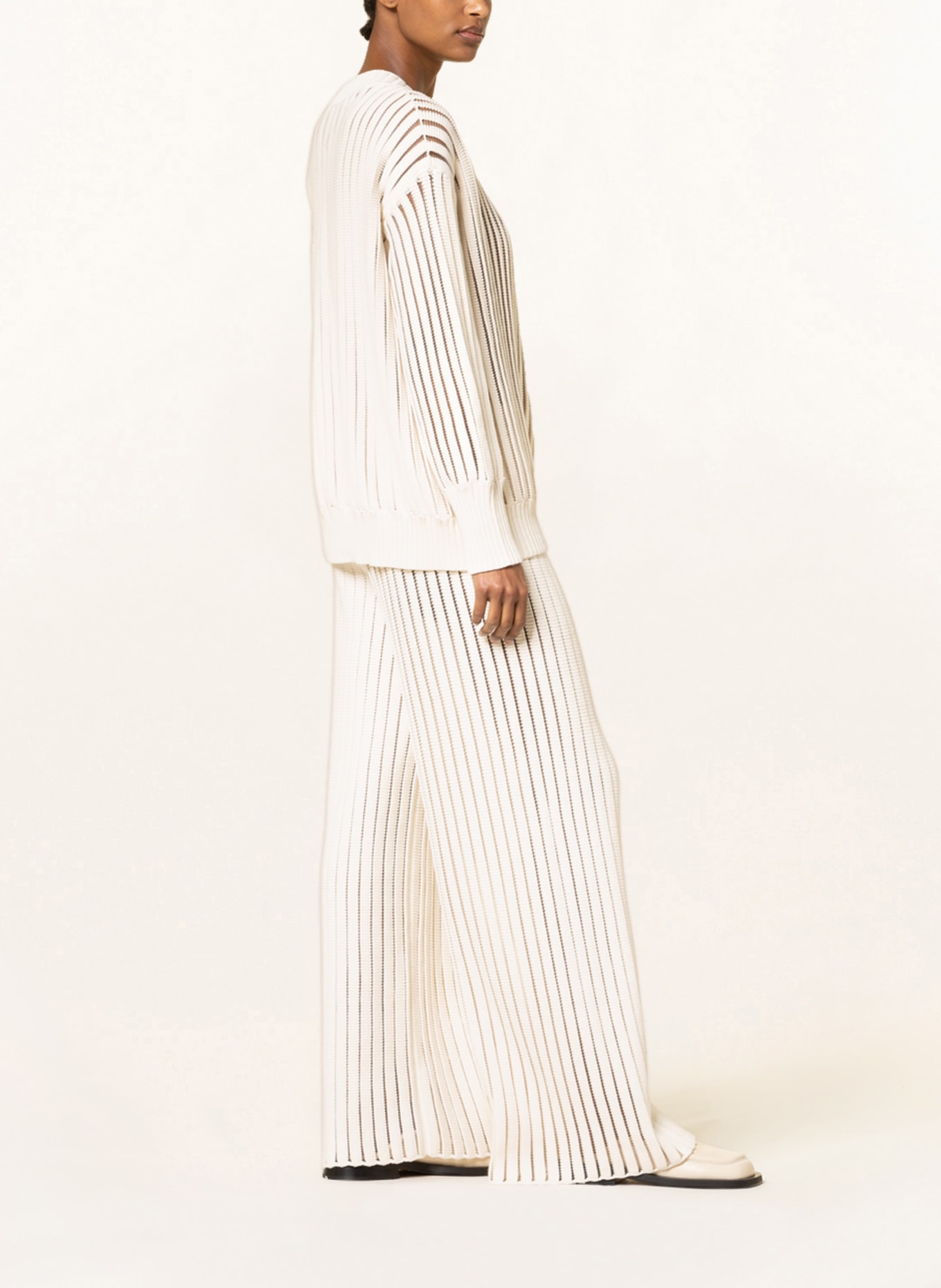 FABIANA FILIPPI Knit trousers, Color: WHITE (Image 4)