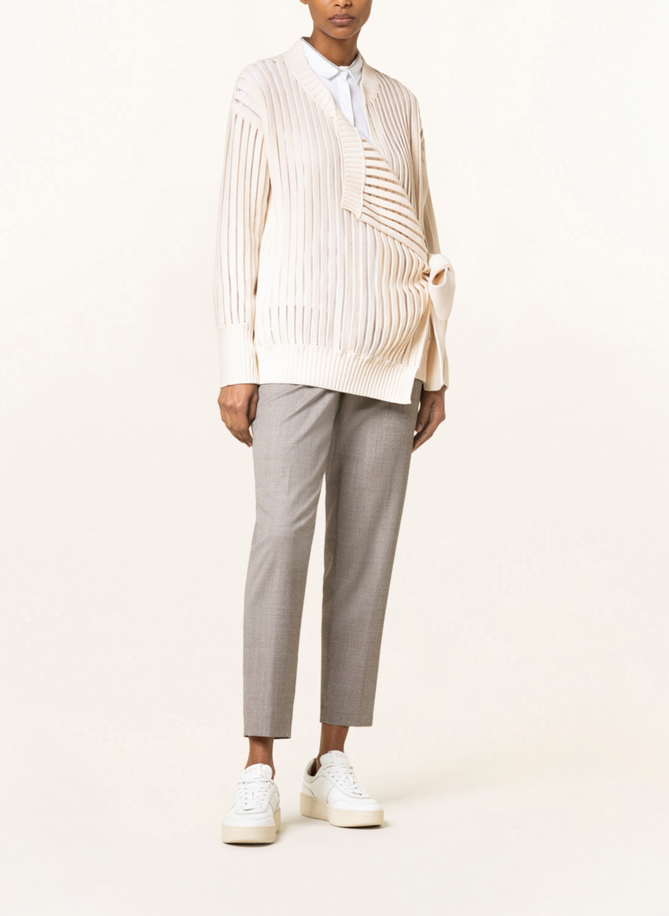 FABIANA FILIPPI Cardigan, Color: WHITE (Image 2)