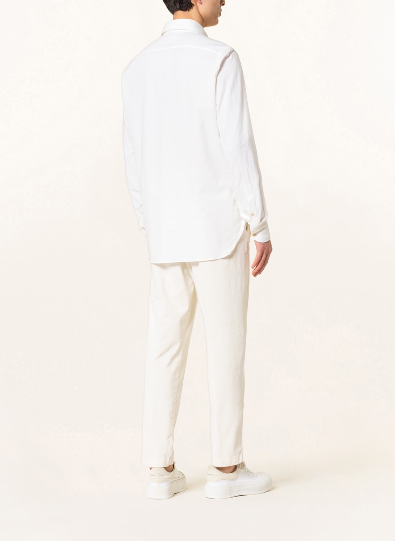 LUIGI BORRELLI Shirt slim fit , Color: WHITE (Image 3)
