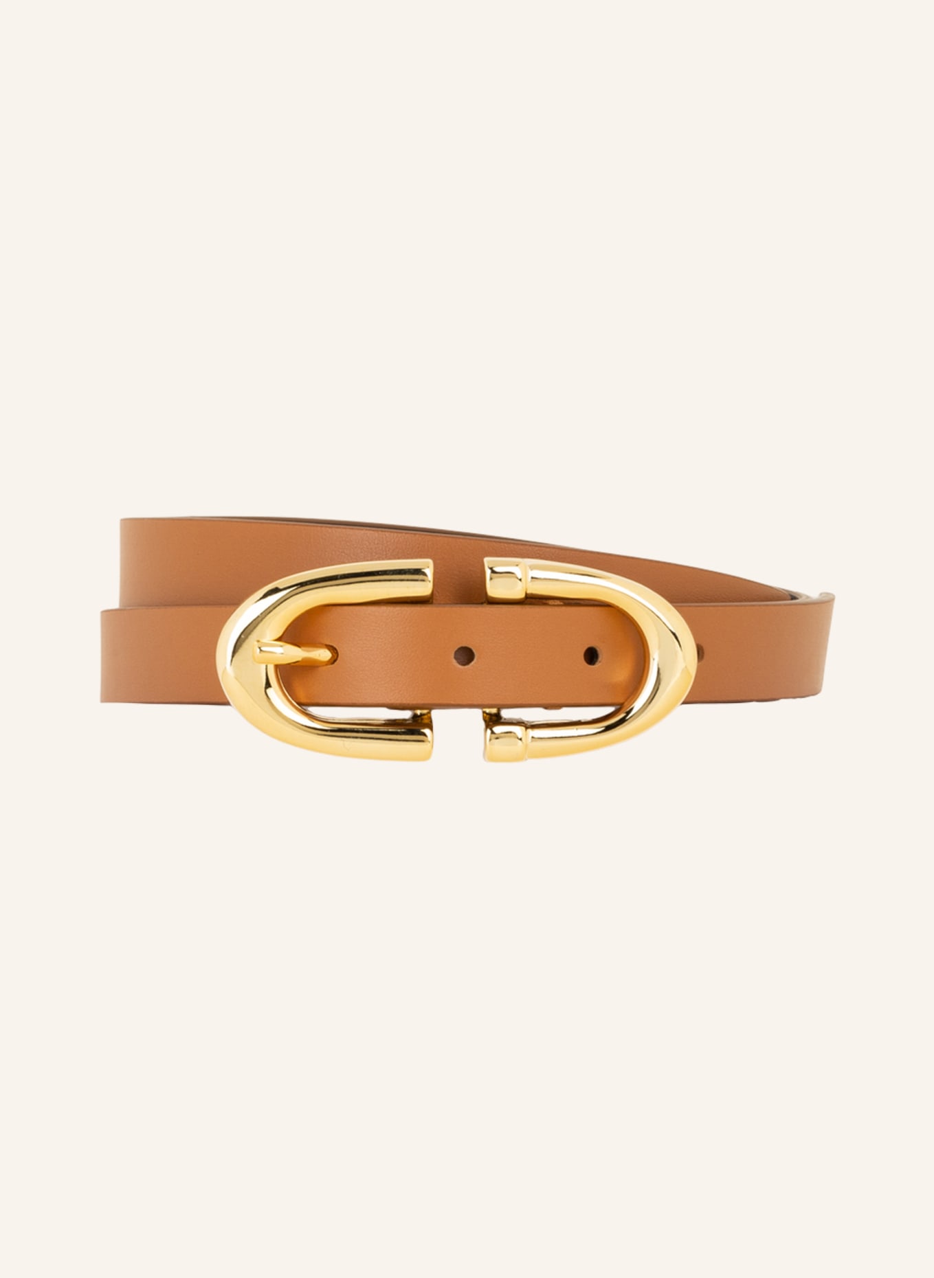 REISS Leather belt BAILEY, Color: LIGHT BROWN (Image 1)