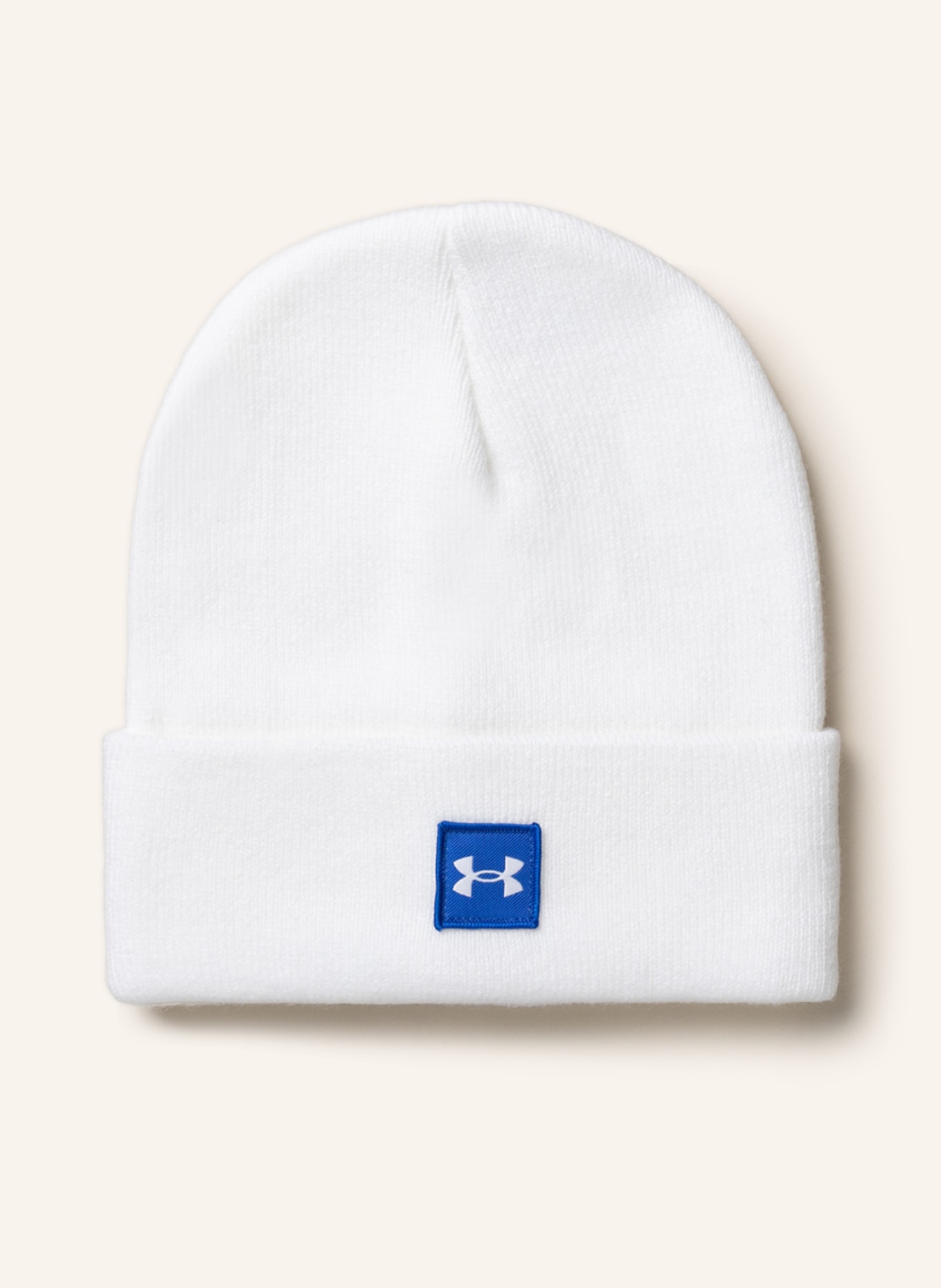 UNDER ARMOUR Multifunctional beanie, Color: WHITE (Image 1)