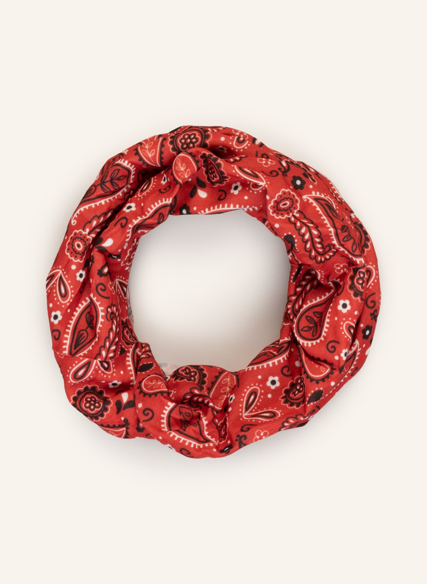 P.A.C. Multifunctional scarf, Color: RED/ BLACK/ WHITE (Image 2)