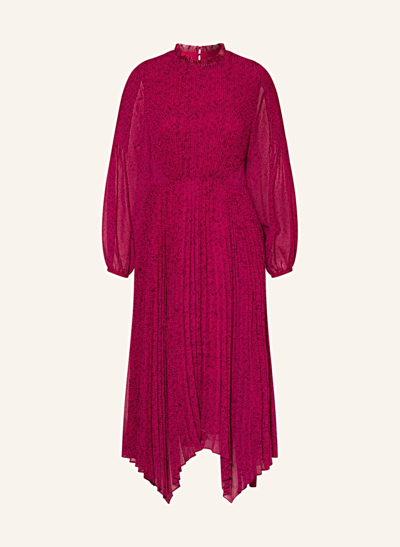 WHISTLES Pleated dress, Color: FUCHSIA/ PURPLE (Image 1)