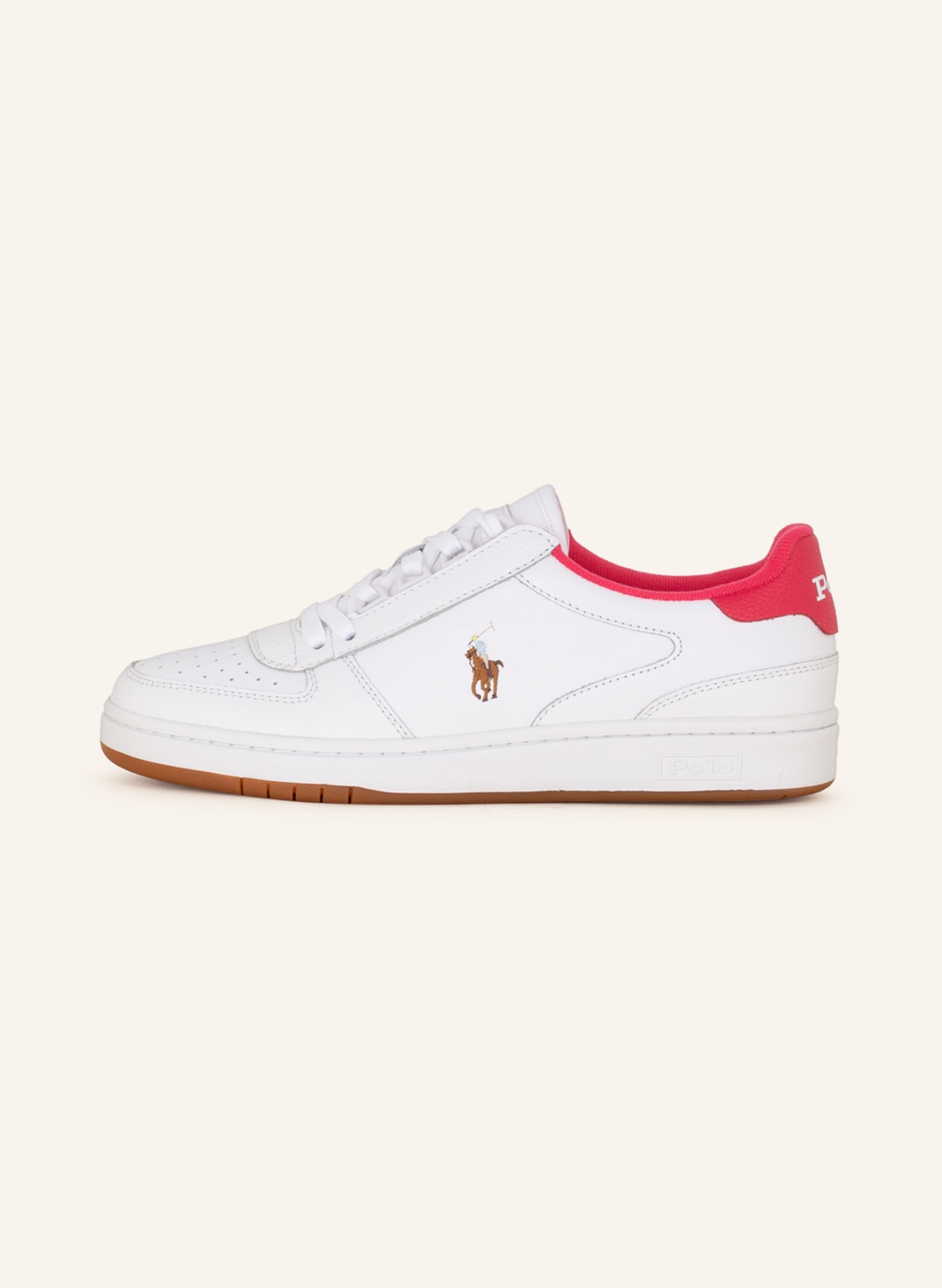 POLO RALPH LAUREN Sneakers, Color: WHITE/ PINK (Image 4)