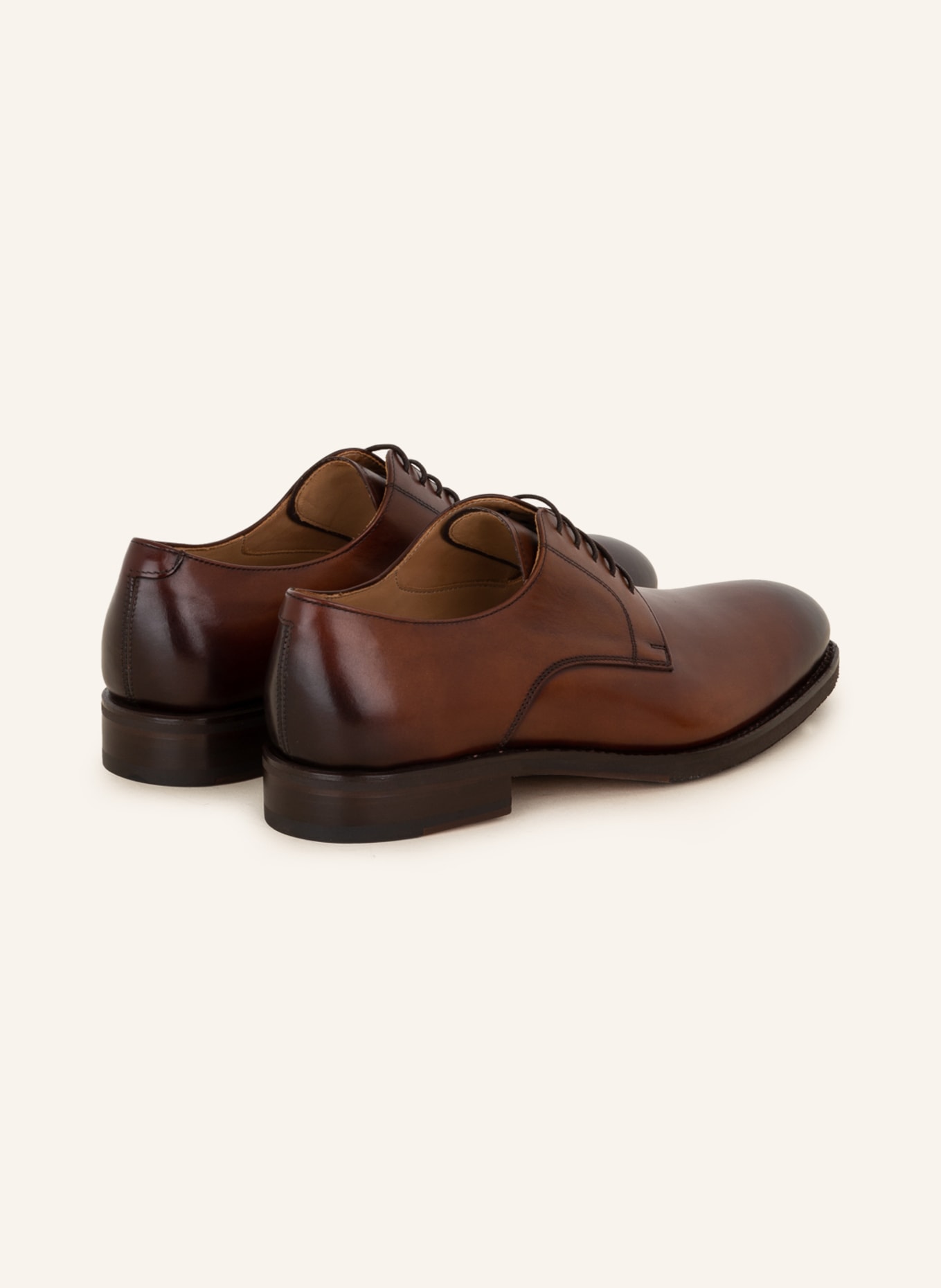 Cordwainer Lace-up Shoes MERSEY, Color: BROWN/ DARK BROWN (Image 2)