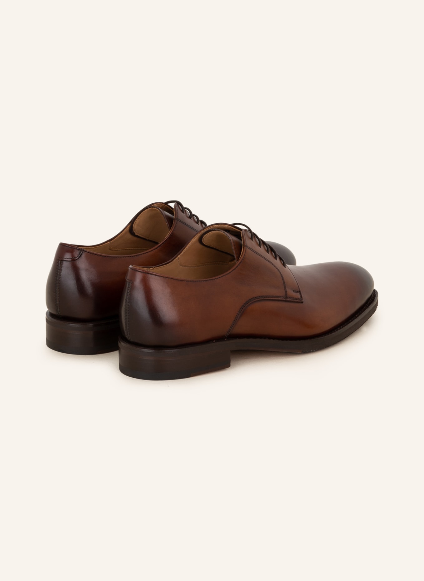 Cordwainer Obuwie sznurowane MERSEY: BRĄZOWY/ CIEMNOBRĄZOWY