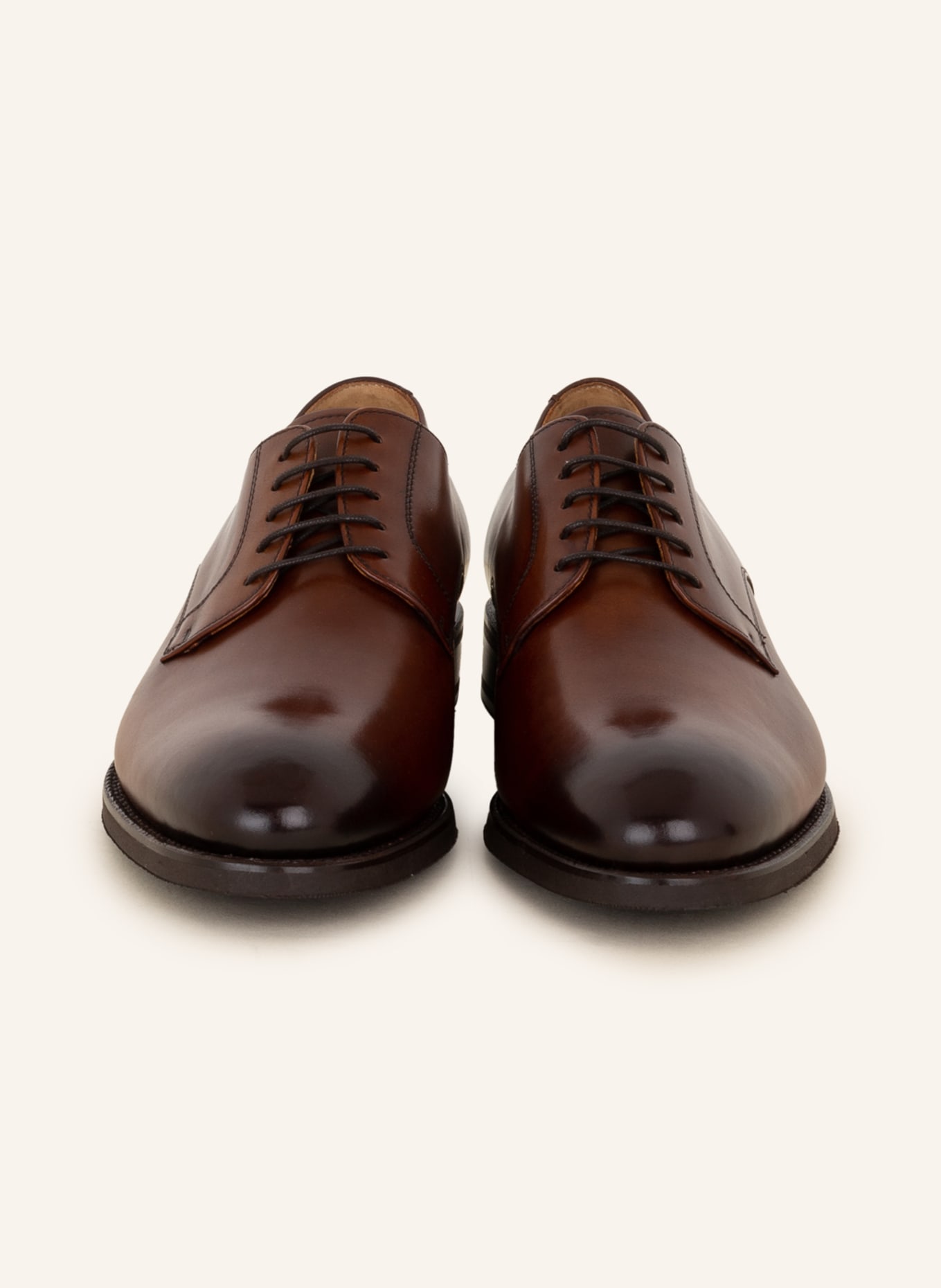 Cordwainer Obuwie sznurowane MERSEY: BRĄZOWY/ CIEMNOBRĄZOWY