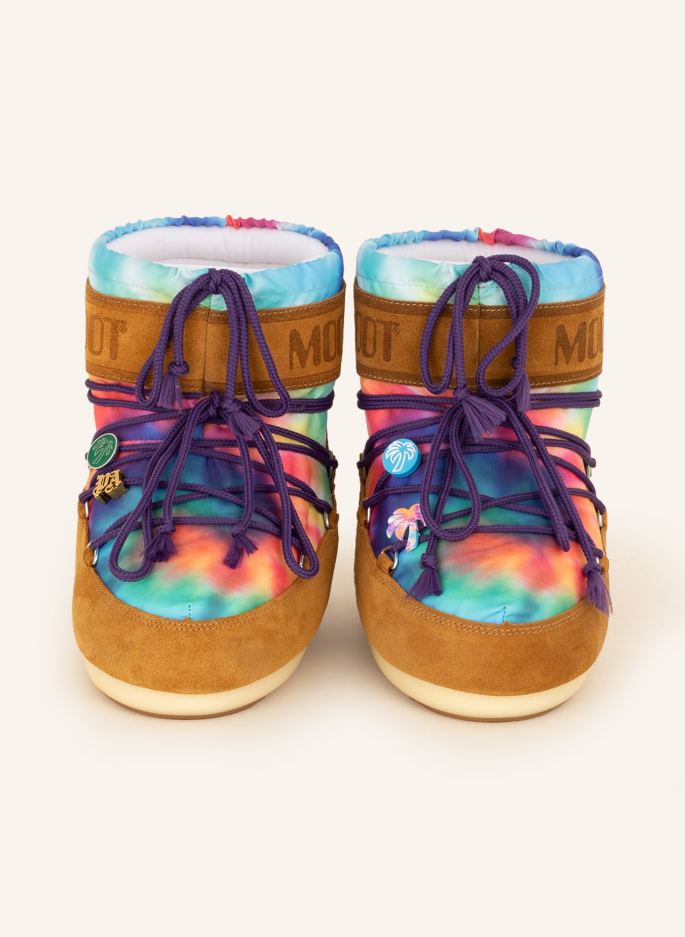 MOON BOOT Moon Boots , Kolor: BRĄZOWY/ JASNONIEBIESKI (Obrazek 3)