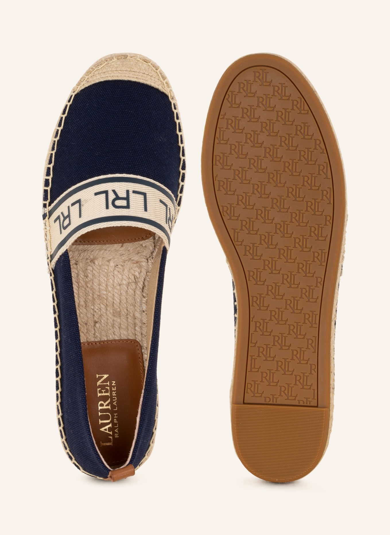 LAUREN RALPH LAUREN Espadrilky CAYLEE, Barva: TMAVĚ MODRÁ/ KRÉMOVÁ (Obrázek 5)