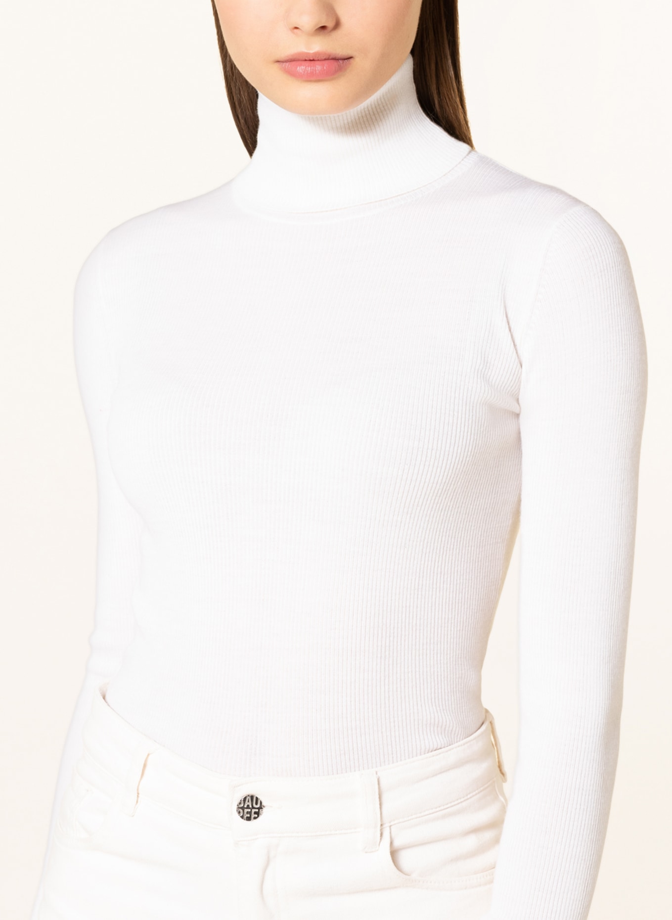 DAY BIRGER et MIKKELSEN Turtleneck sweater SIERRA, Color: ECRU (Image 4)