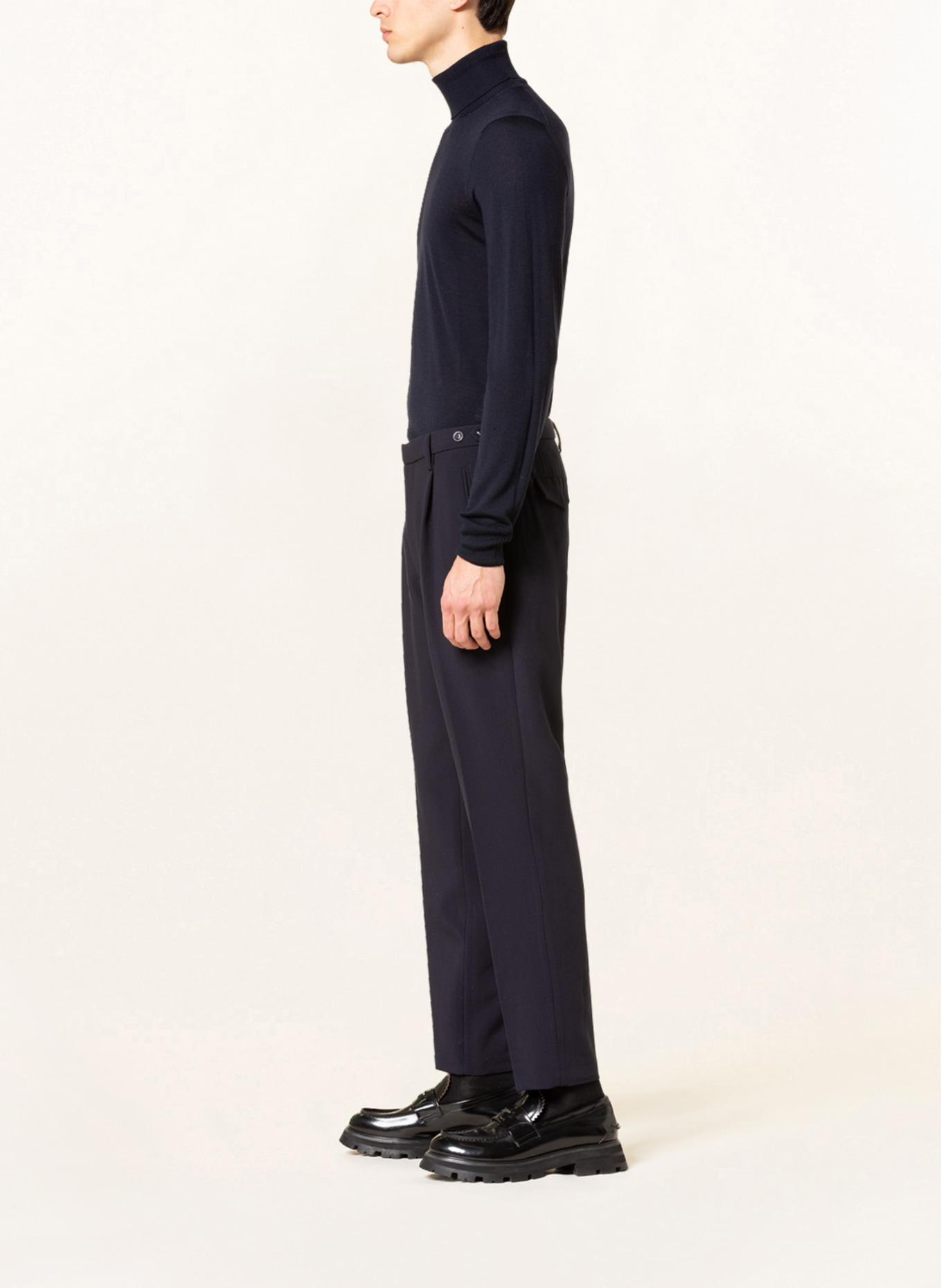 EMPORIO ARMANI Trousers extra slim fit, Color: DARK BLUE (Image 4)