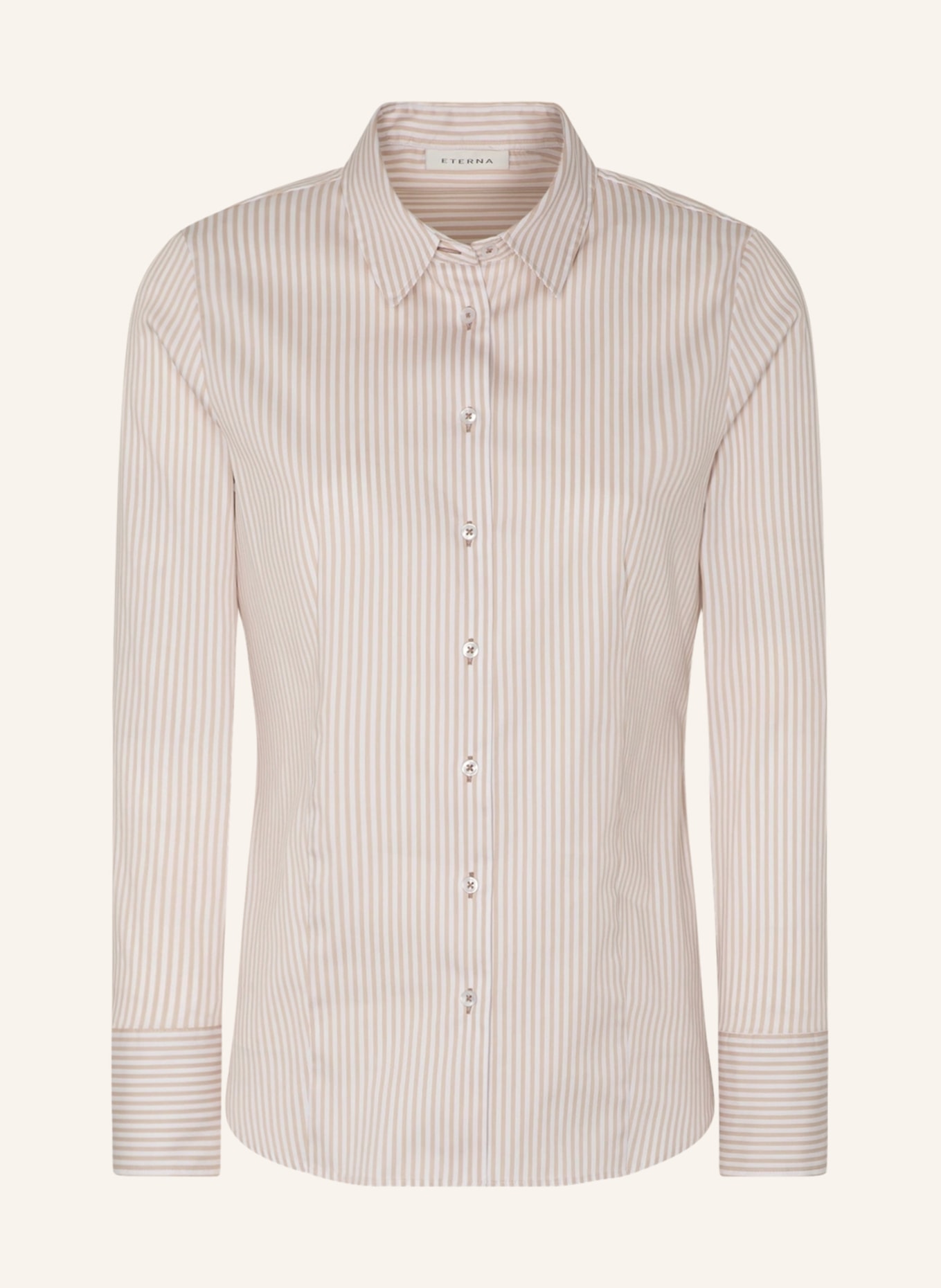 ETERNA Shirt blouse , Color: WHITE/ BEIGE (Image 1)