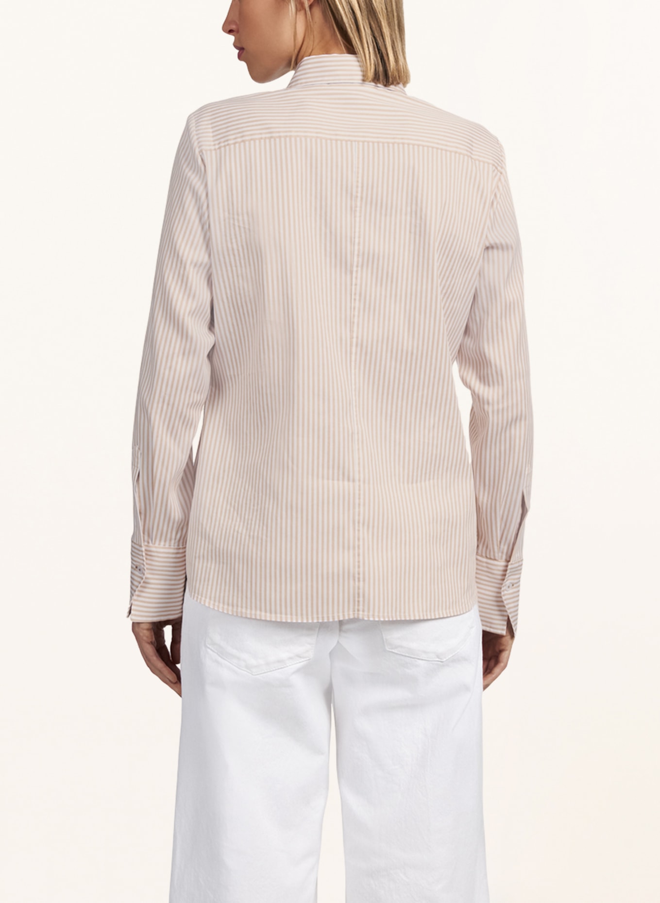 ETERNA Shirt blouse , Color: WHITE/ BEIGE (Image 3)