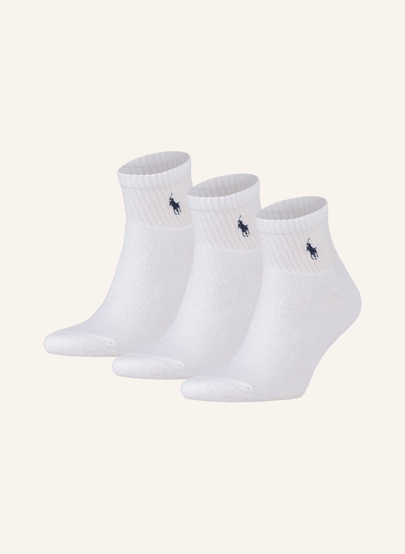 POLO RALPH LAUREN Ponožky, 3 páry v balení , Barva: 003 WHITE (Obrázek 1)
