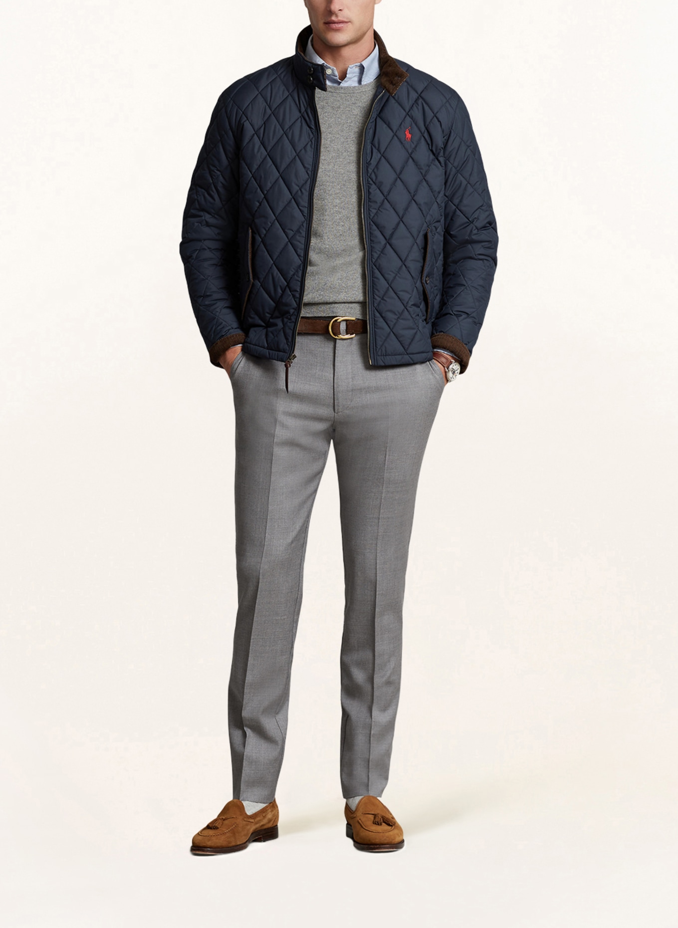 POLO RALPH LAUREN Quilted jacket , Color: DARK BLUE (Image 2)