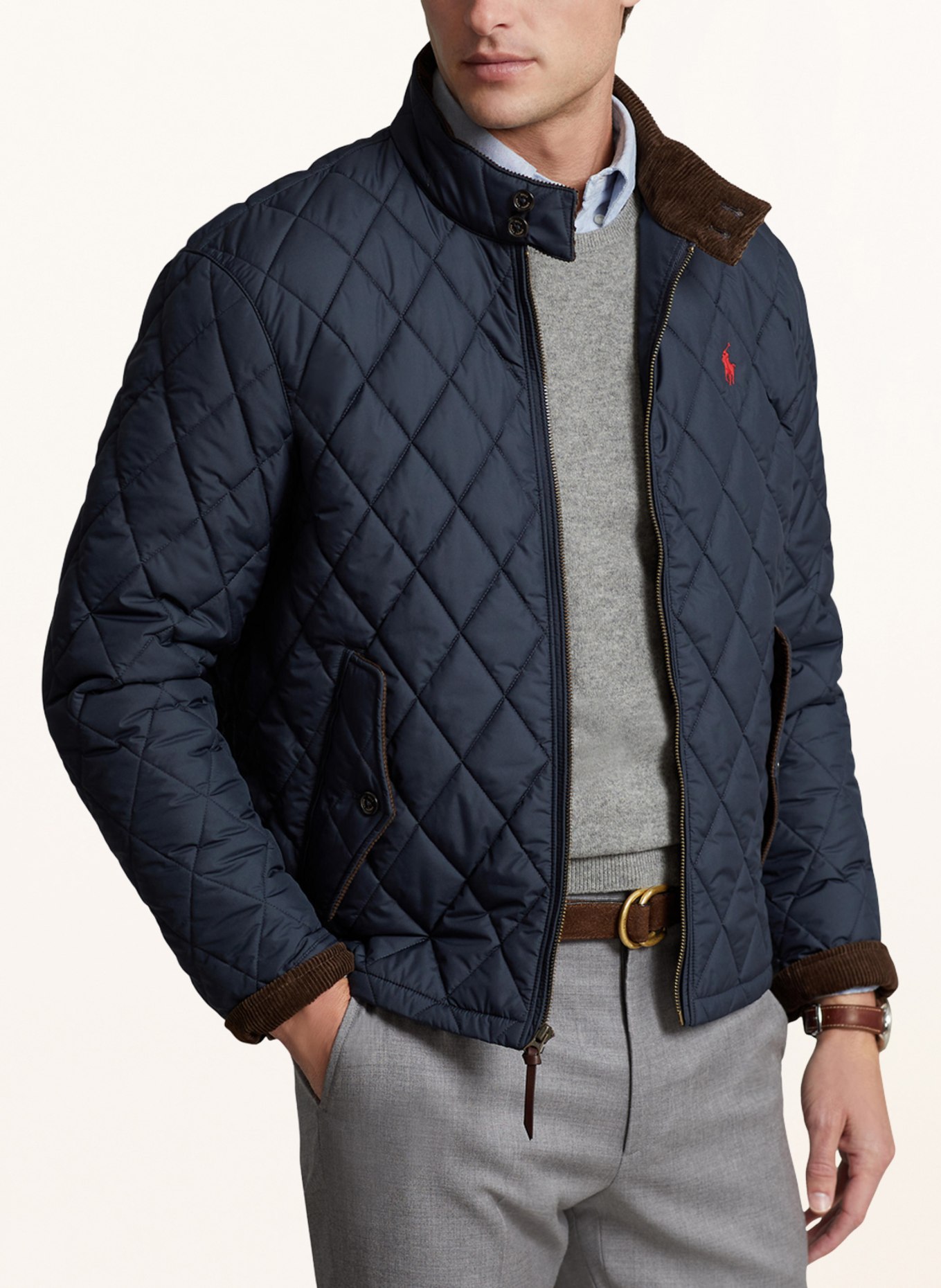 POLO RALPH LAUREN Quilted jacket , Color: DARK BLUE (Image 4)