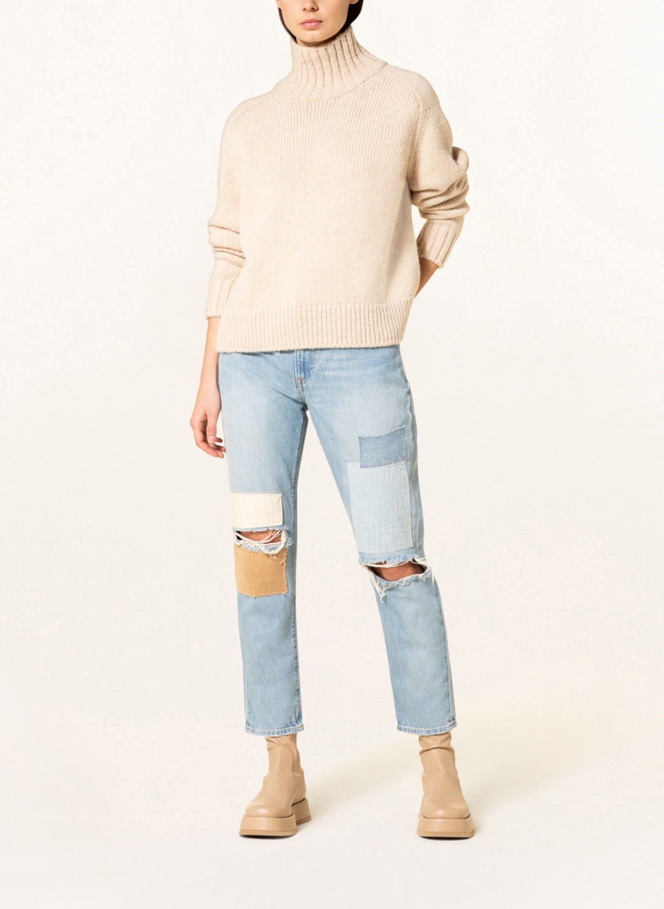 POLO RALPH LAUREN Boyfriend jeans AVERY BOYFRIEND in 001 belflower