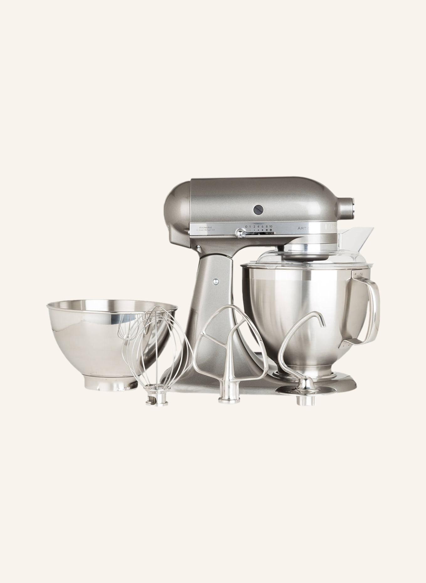 KitchenAid Küchenmaschine ARTISAN 4,8 l: MEDALLION SILBER