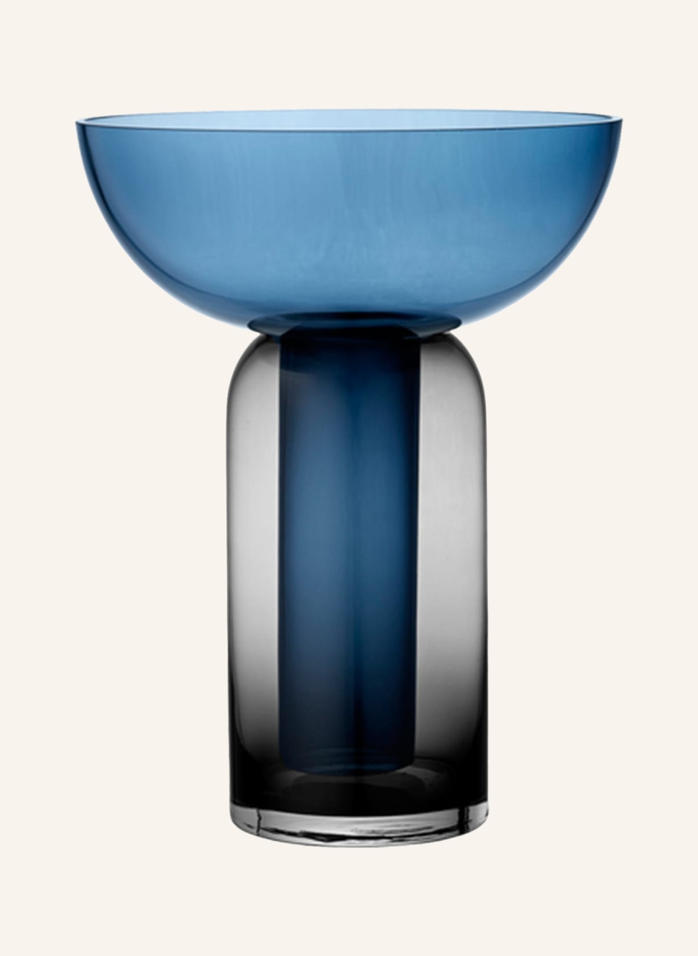AYTM Vase TORUS, Farbe: SCHWARZ/ DUNKELBLAU (Bild 1)