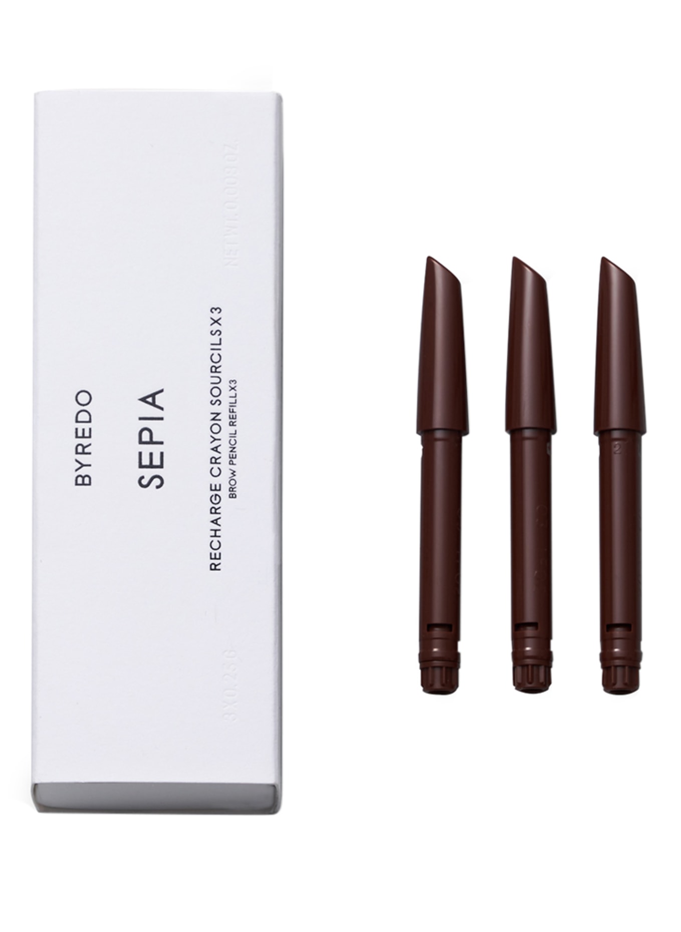 BYREDO RECHARGE POUR CRAYON À SOURCILS ALL-IN-ONE: SEPIA 02