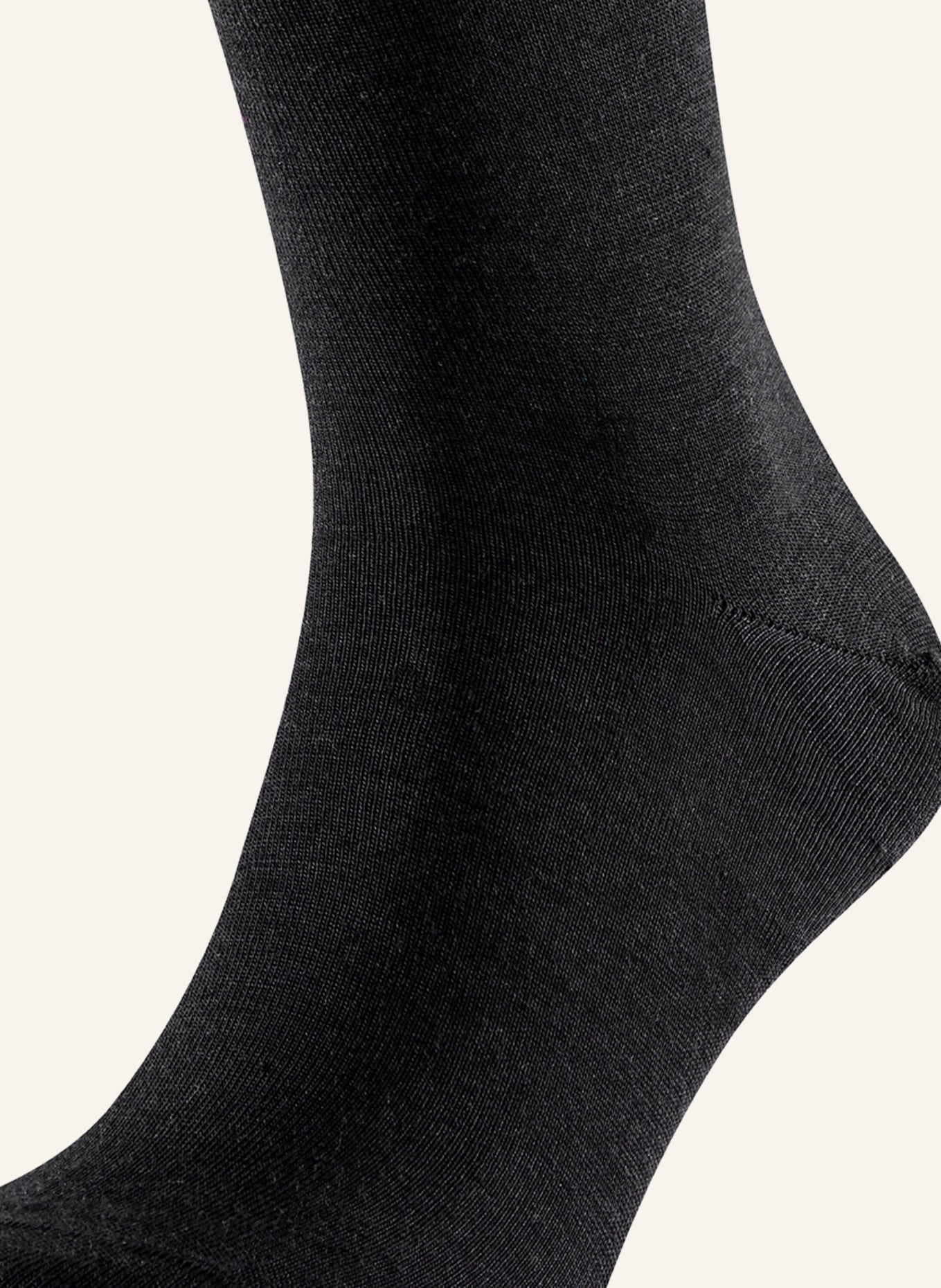 FALKE Knee-high socks AIRPORT , Color: 3000 BLACK	 (Image 3)