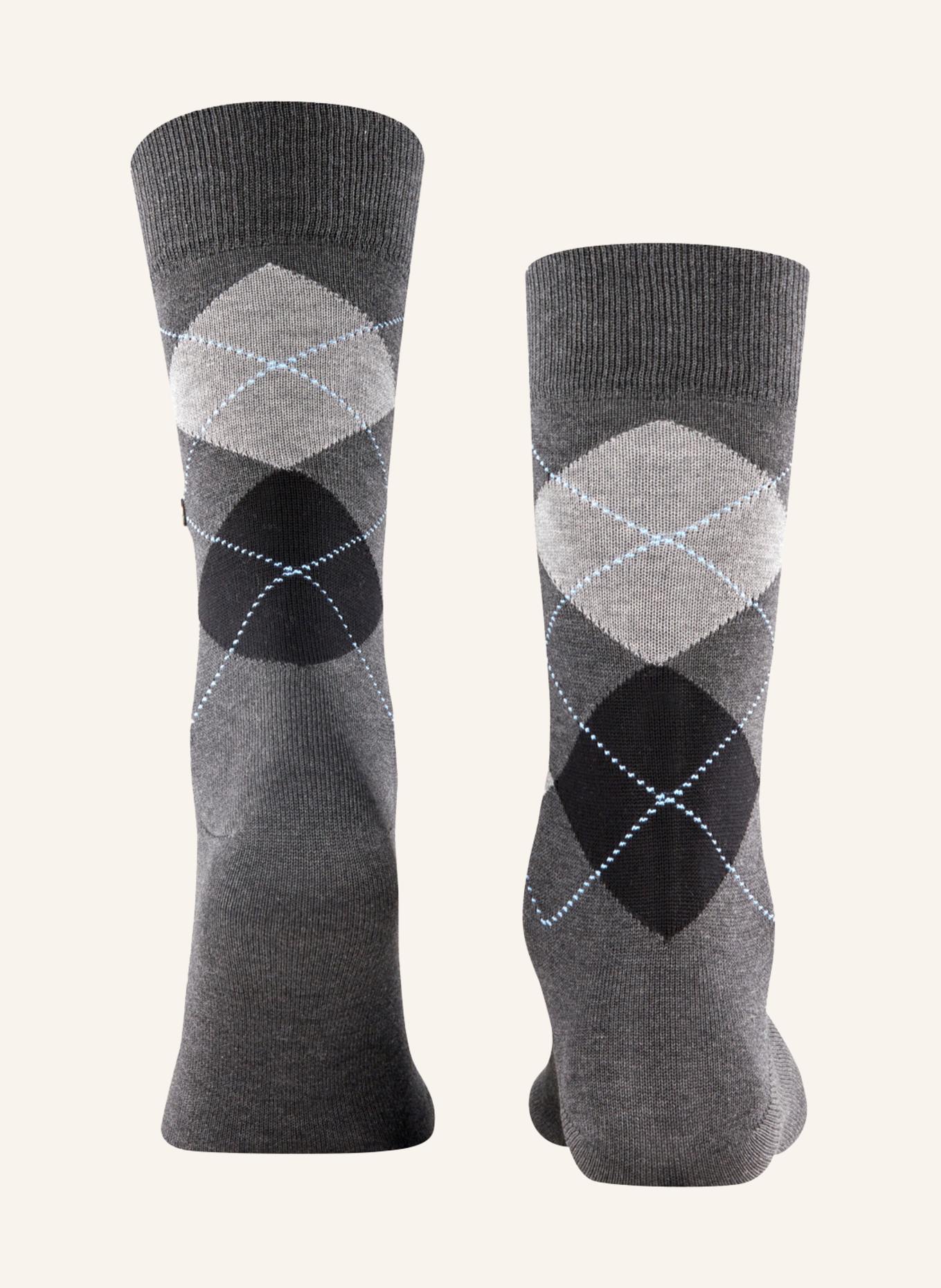 Burlington Ponožky MANCHESTER: 3095 ANTHRACITE MEL.