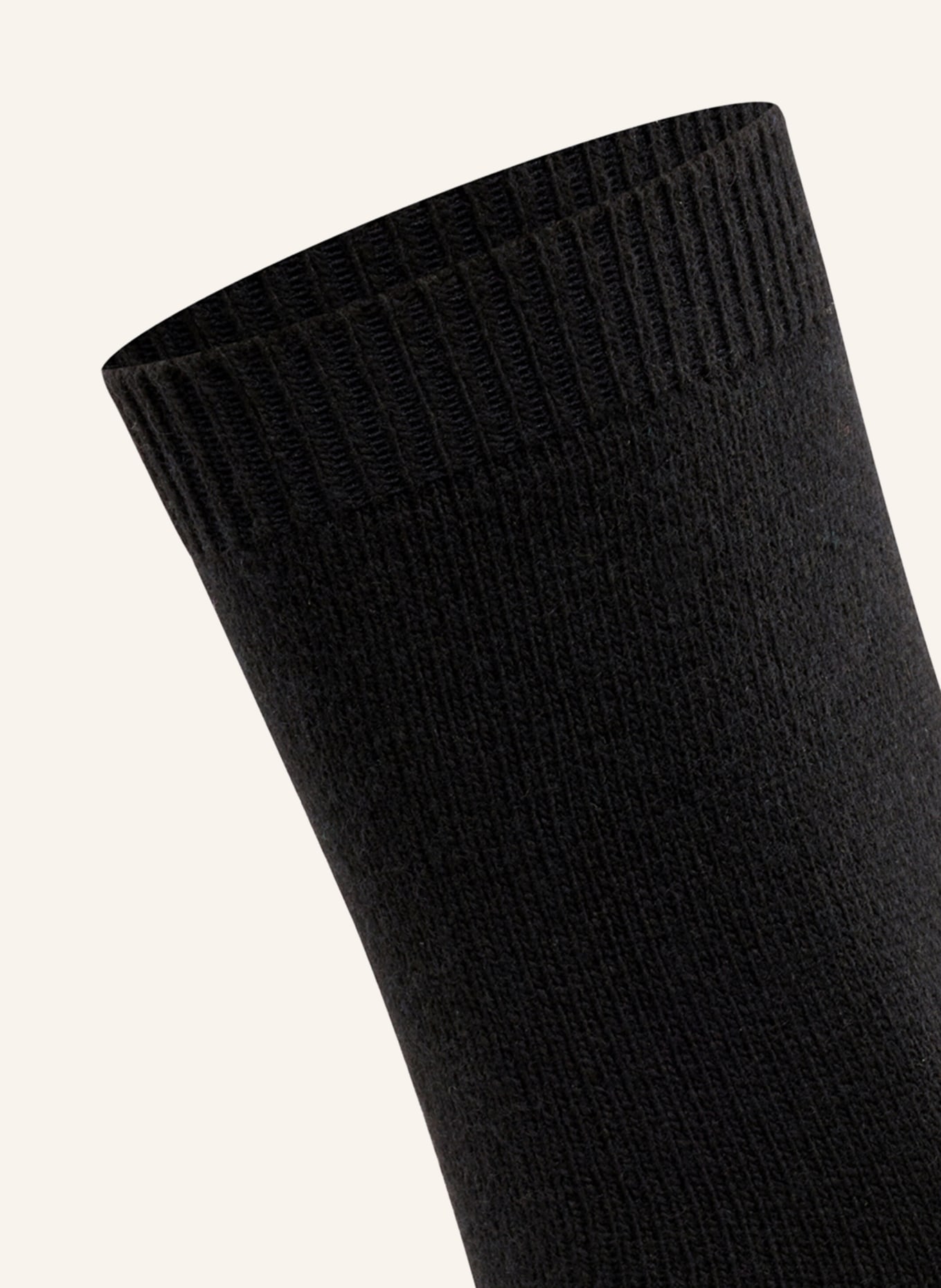 FALKE Socken COSY WOOL mit Merinowolle , Farbe: 3009 BLACK (Bild 3)