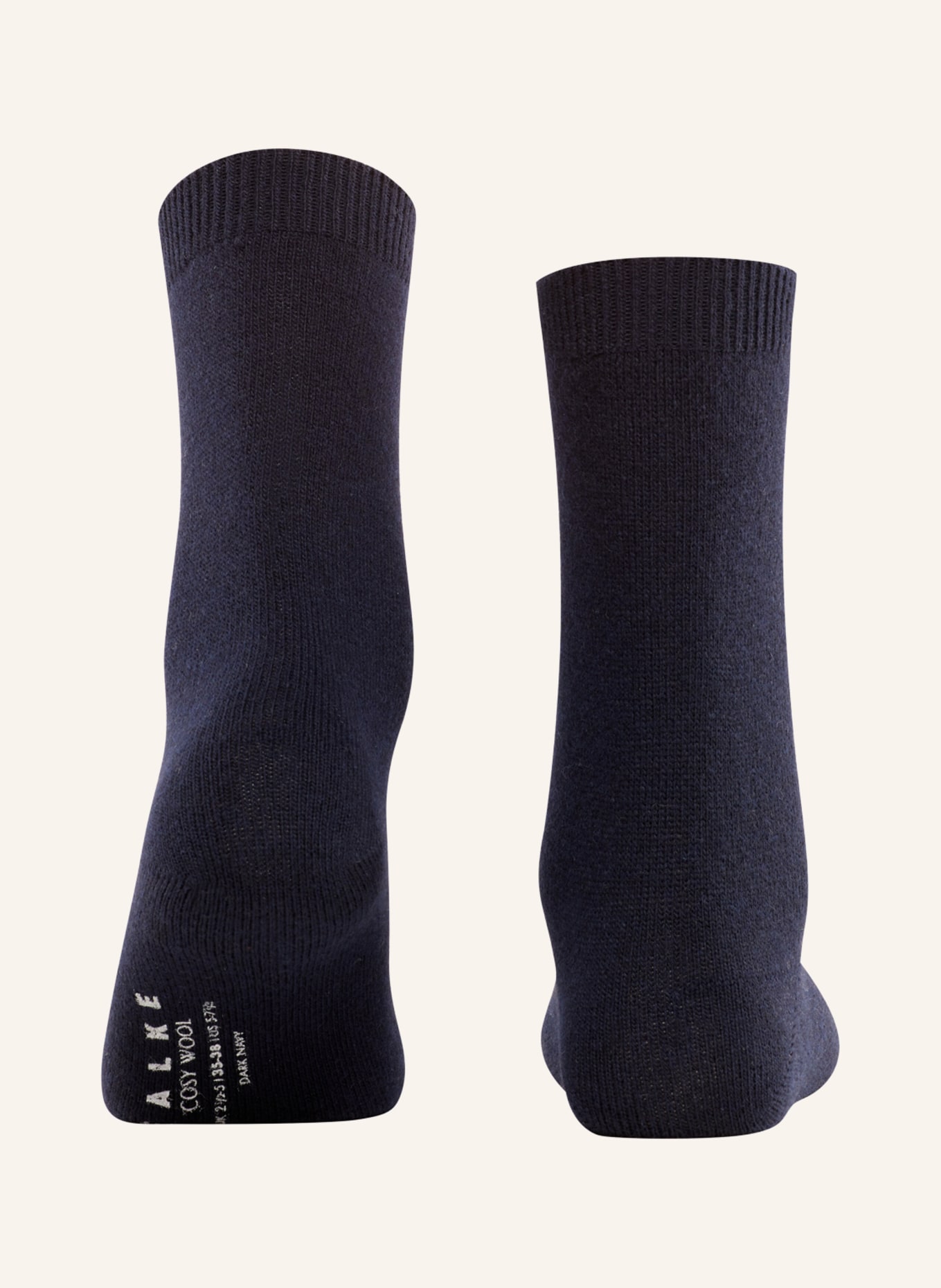 FALKE Socken COSY WOOL mit Merinowolle , Farbe: 6379 DARK NAVY (Bild 2)