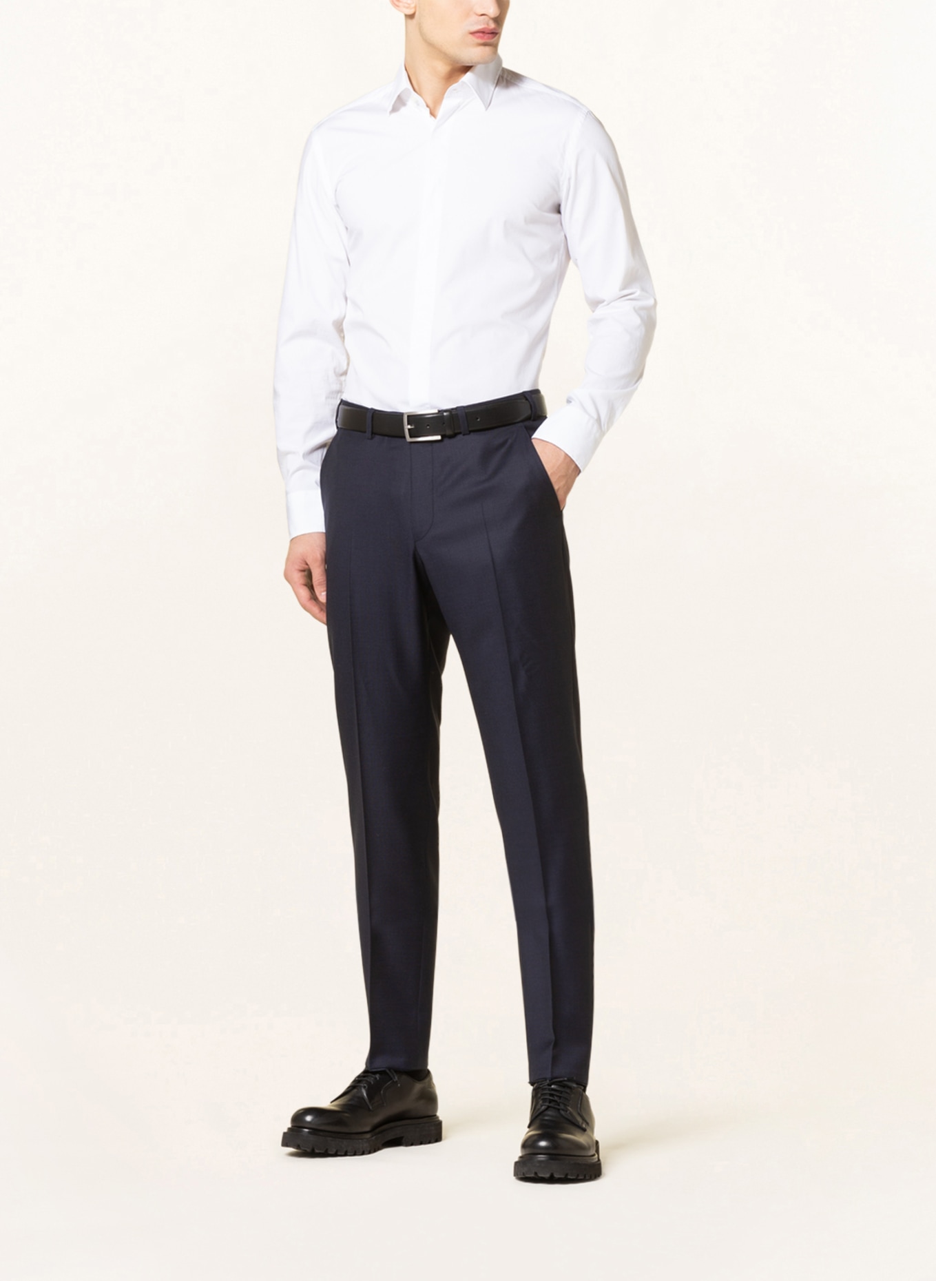 DIGEL Spodnie garniturowe PER regular fit, Kolor: 22 CIEMNONIEBIESKI (Obrazek 3)