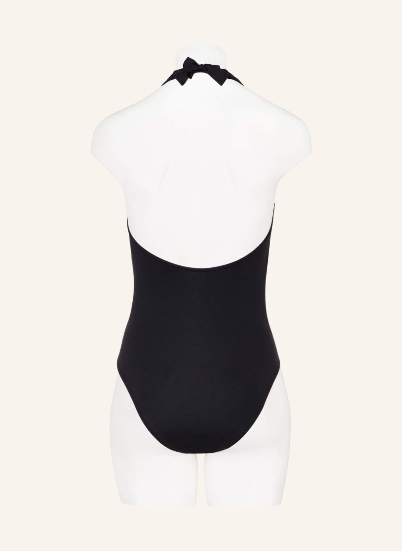 MELISSA ODABASH Halter neck swimsuit TAMPA, Color: BLACK (Image 3)