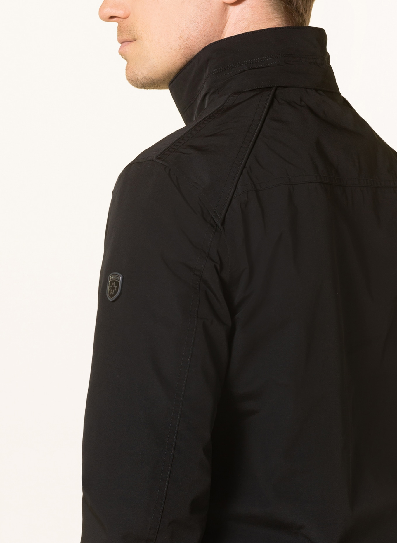 WELLENSTEYN Bomber jacket CICERO, Color: BLACK (Image 6)