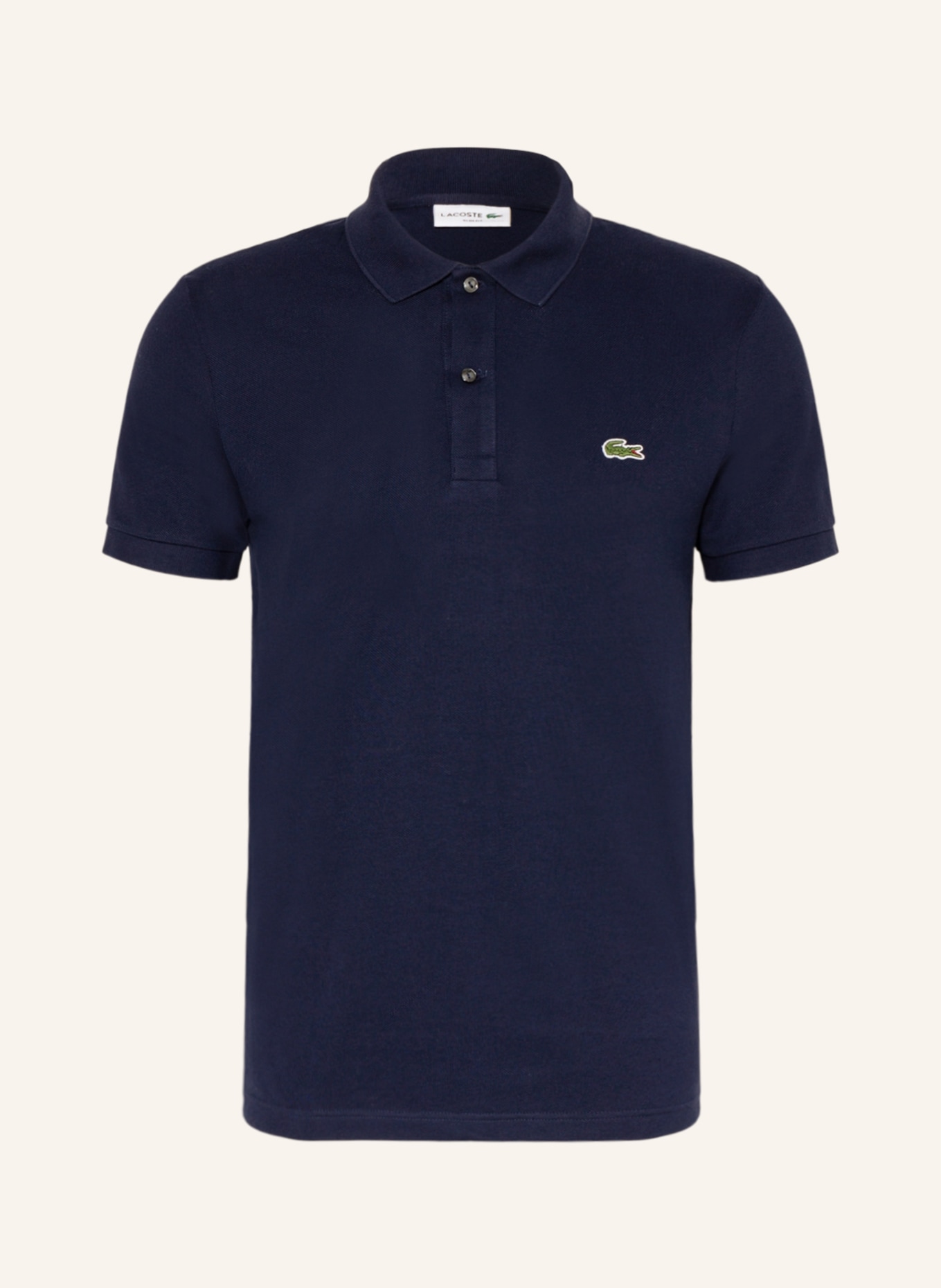 LACOSTE Piqué-Poloshirt Slim Fit, Farbe: DUNKELBLAU (Bild 1)