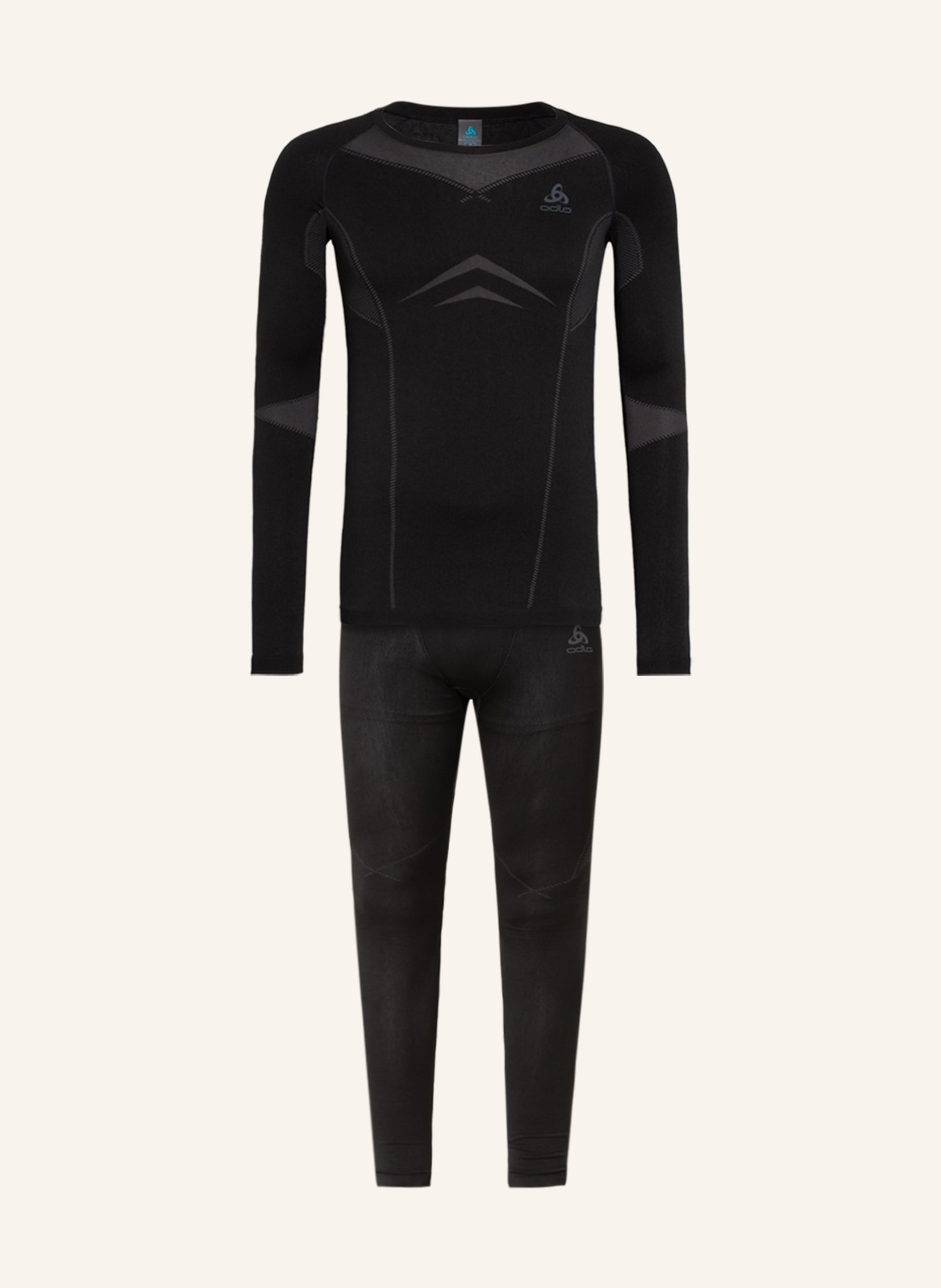 odlo Functional underwear set PERFORMANCE EVOLUTION WARM , Color: BLACK/ DARK GRAY (Image 1)