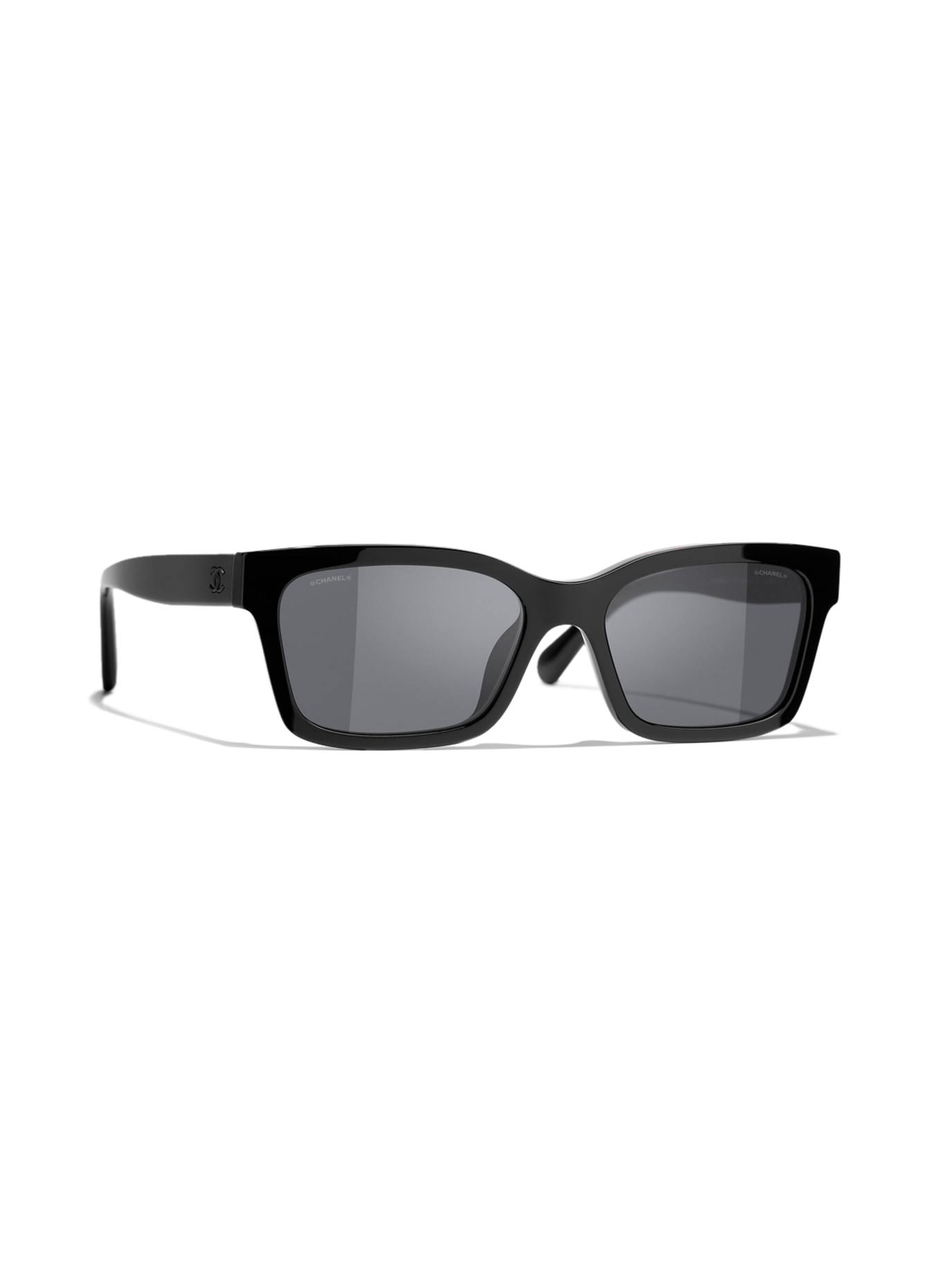 CHANEL Square sunglasses, Color: 1711S4 - BLACK/DARK GRAY (Image 1)