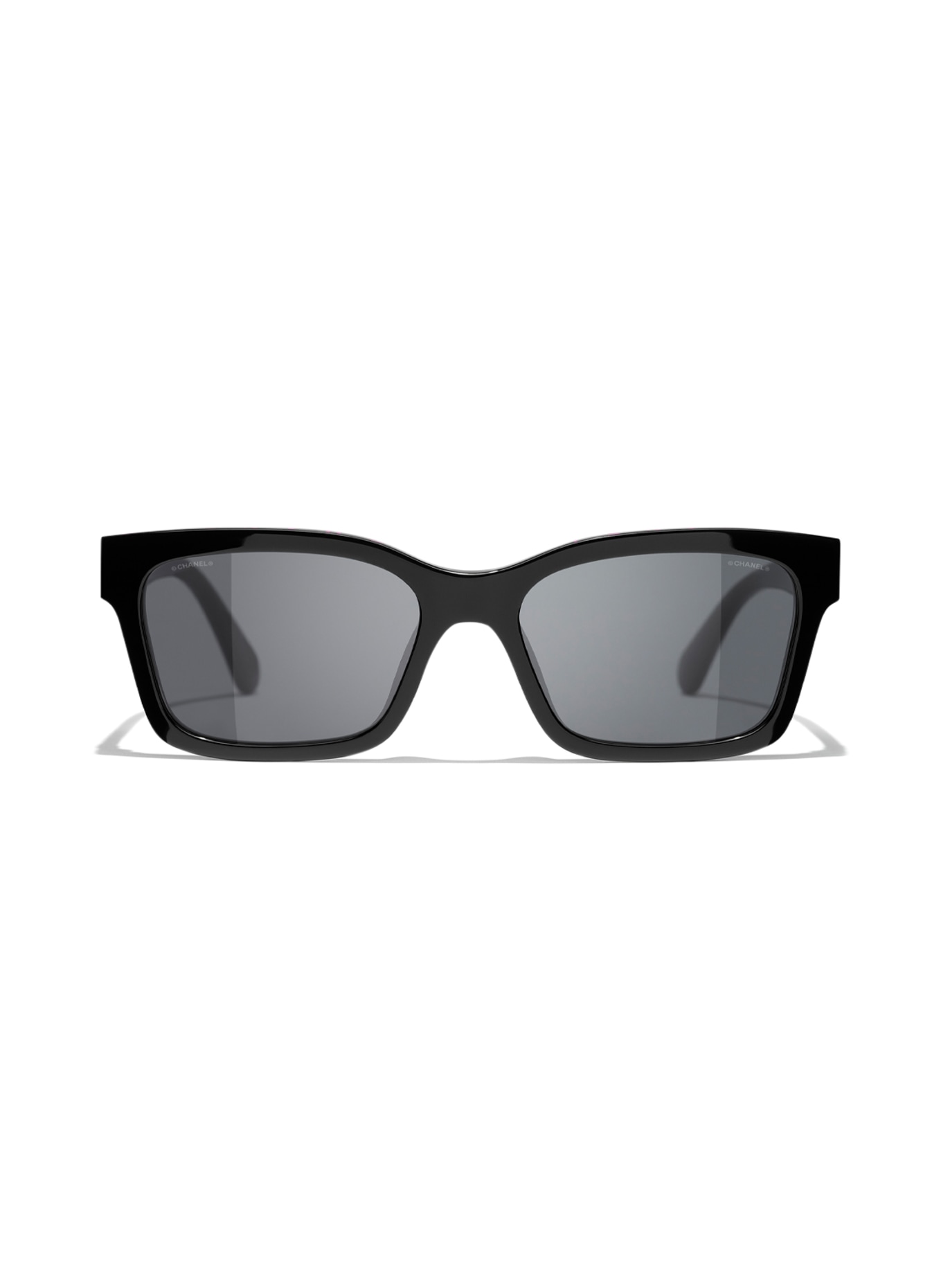 CHANEL Square sunglasses, Color: 1711S4 - BLACK/DARK GRAY (Image 2)