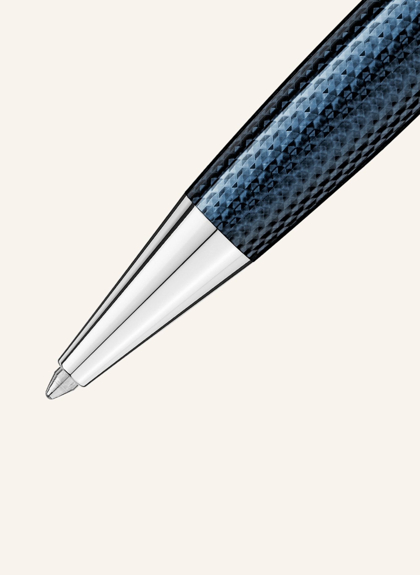 MONTBLANC Twist ballpoint pen MEISTERSTÜCK GLACIER SOLITAIRE, Color: BLUE (Image 2)