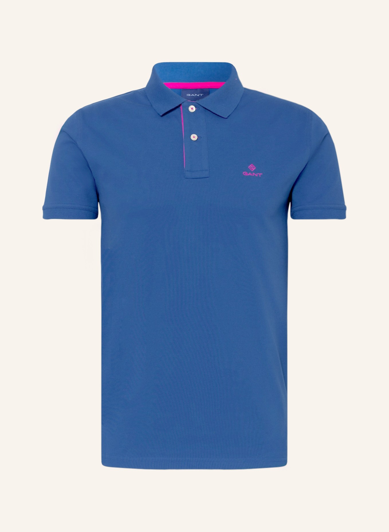 GANT Piqué-Poloshirt, Farbe: BLAU (Bild 1)