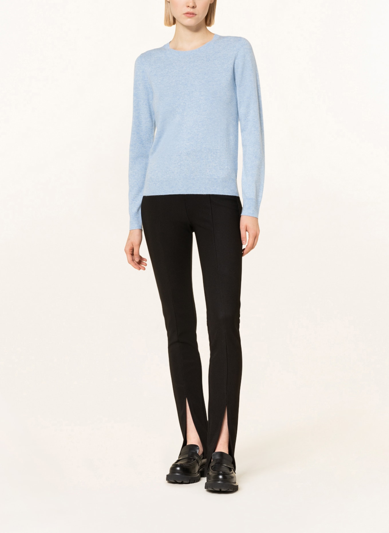 REPEAT Cashmere sweater, Color: LIGHT BLUE (Image 2)