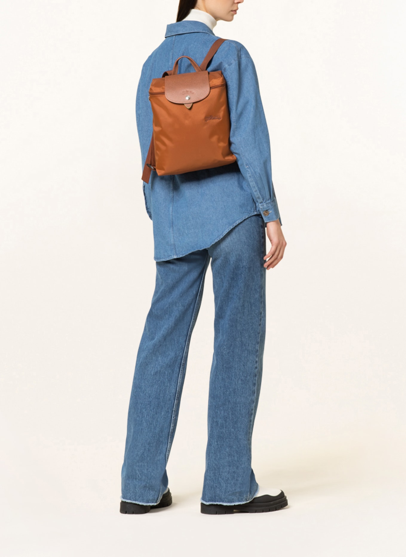 LONGCHAMP Rucksack LE PLIAGE GREEN: BRAUN