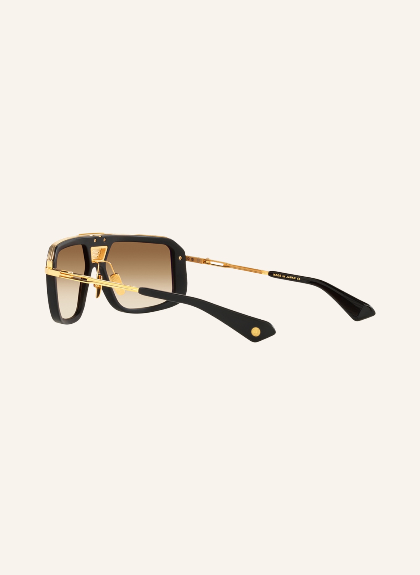 DITA Sunglasses MACH EIGHT, Color: 1220D4 - BLACK MATTE/LIGHT BROWN GRADIENT (Image 4)