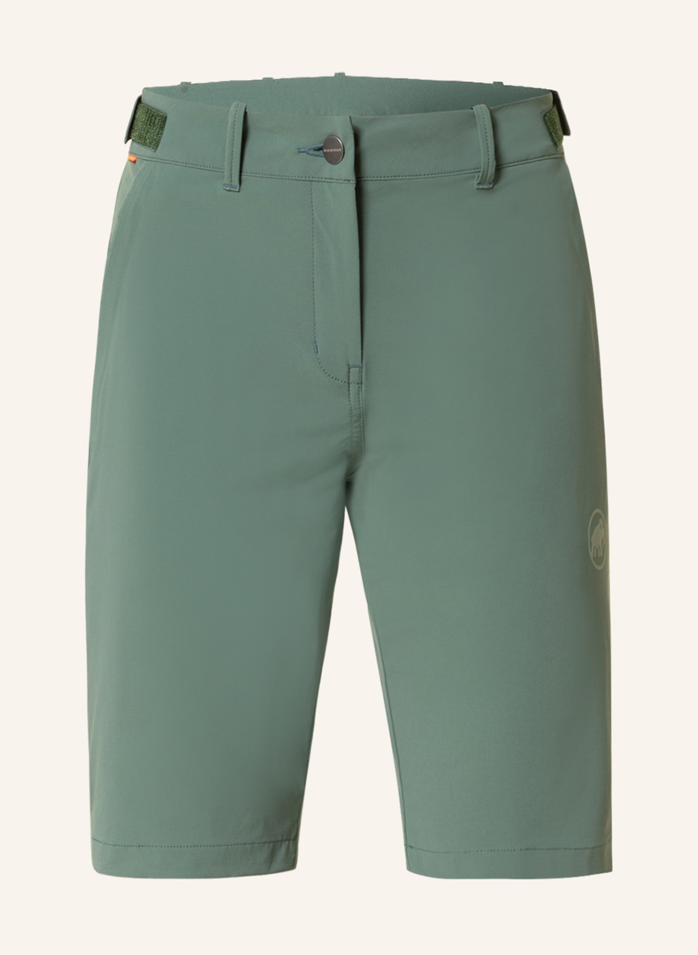 MAMMUT Outdoor-Shorts RUNBOLD s UV ochranou 50+, Barva: ZELENÁ (Obrázek 1)