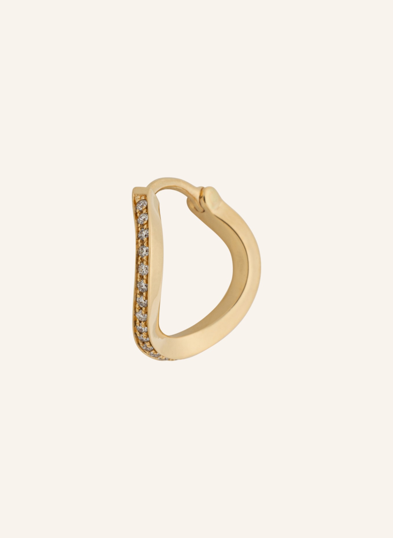 SOPHIE BILLE BRAHE Earring DAISY OCEAN with diamonds , Color: GOLD/ WHITE (Image 1)