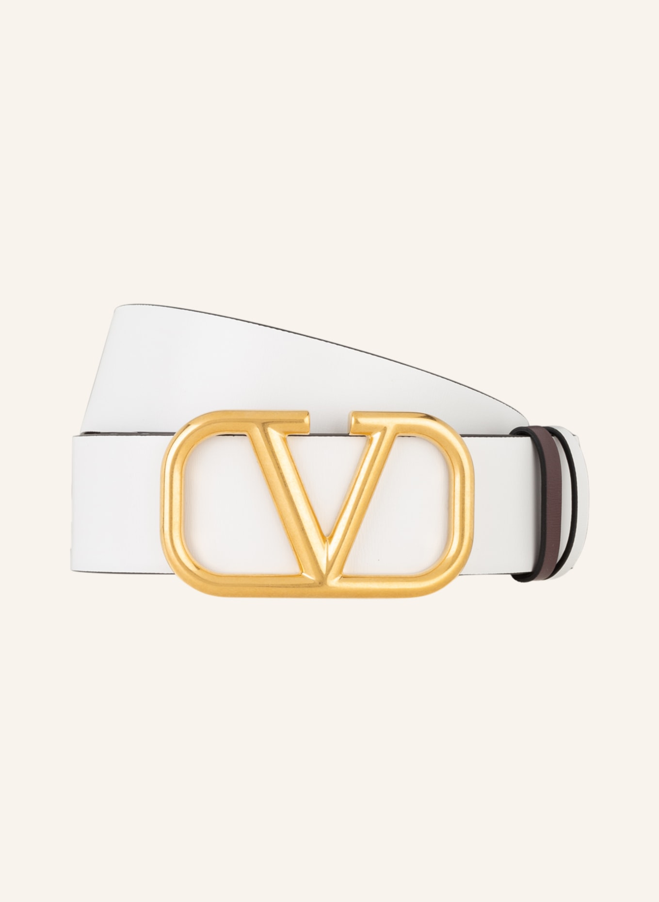 Valentino - Garavani VLOGO Reversible Oversized Belt - Black or Red