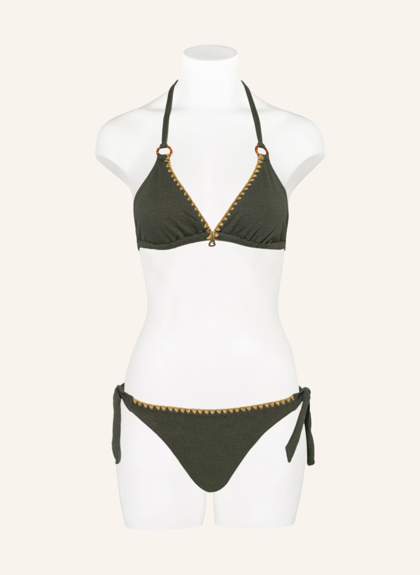 BANANA MOON Triangel-Bikini-Hose SANTAFE, Farbe: KHAKI (Bild 2)