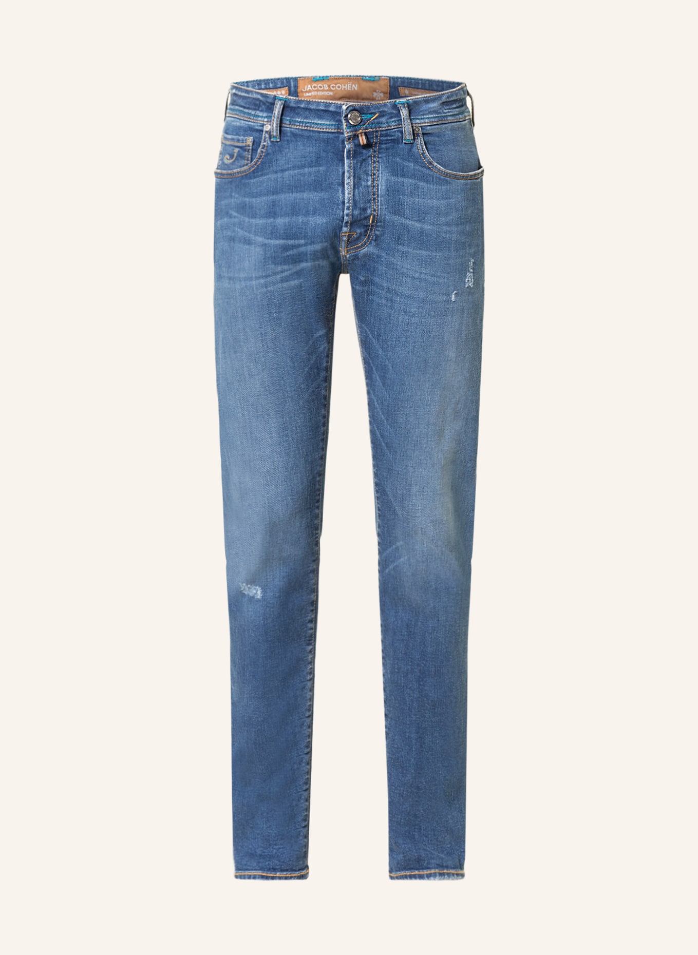 JACOB COHEN Jeans BARD LIMITED Regular Fit, Farbe: 418D Light Blue USed (Bild 1)